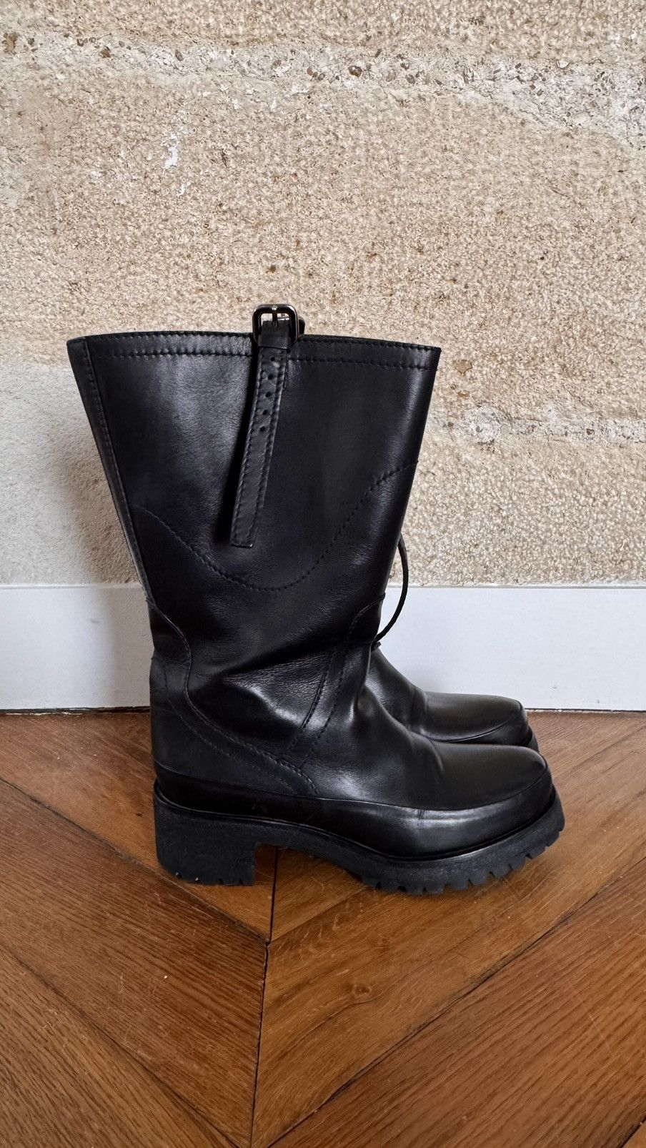 Prada Prada F/W2009 Leather Boots Size US 7 / IT 37 - 4 Thumbnail