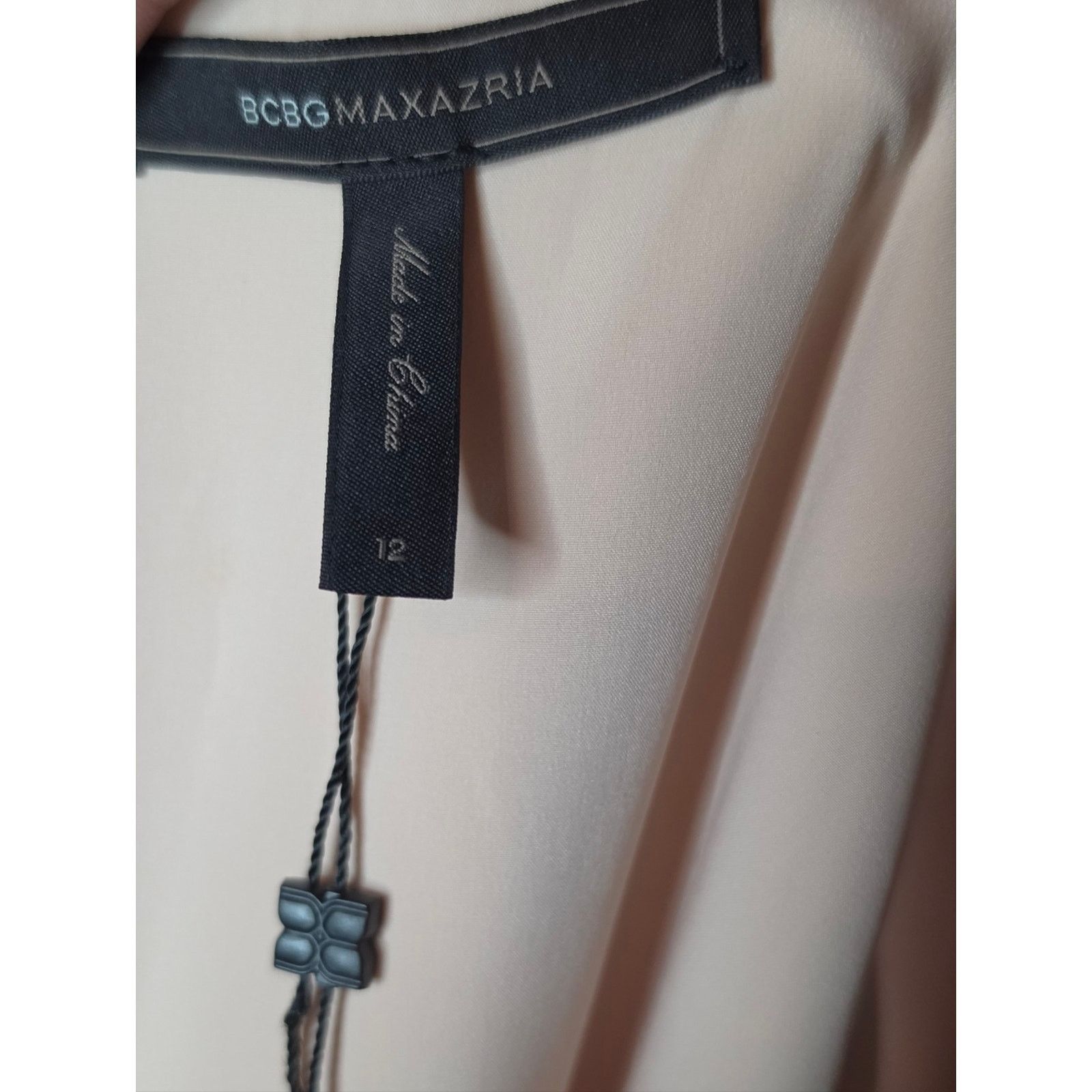 Bcbgmaxazria NWT BCBGMaxAzria Alia Blush Pink Dress 12 Size XL / US 12-14 / IT 48-50 - 8 Thumbnail