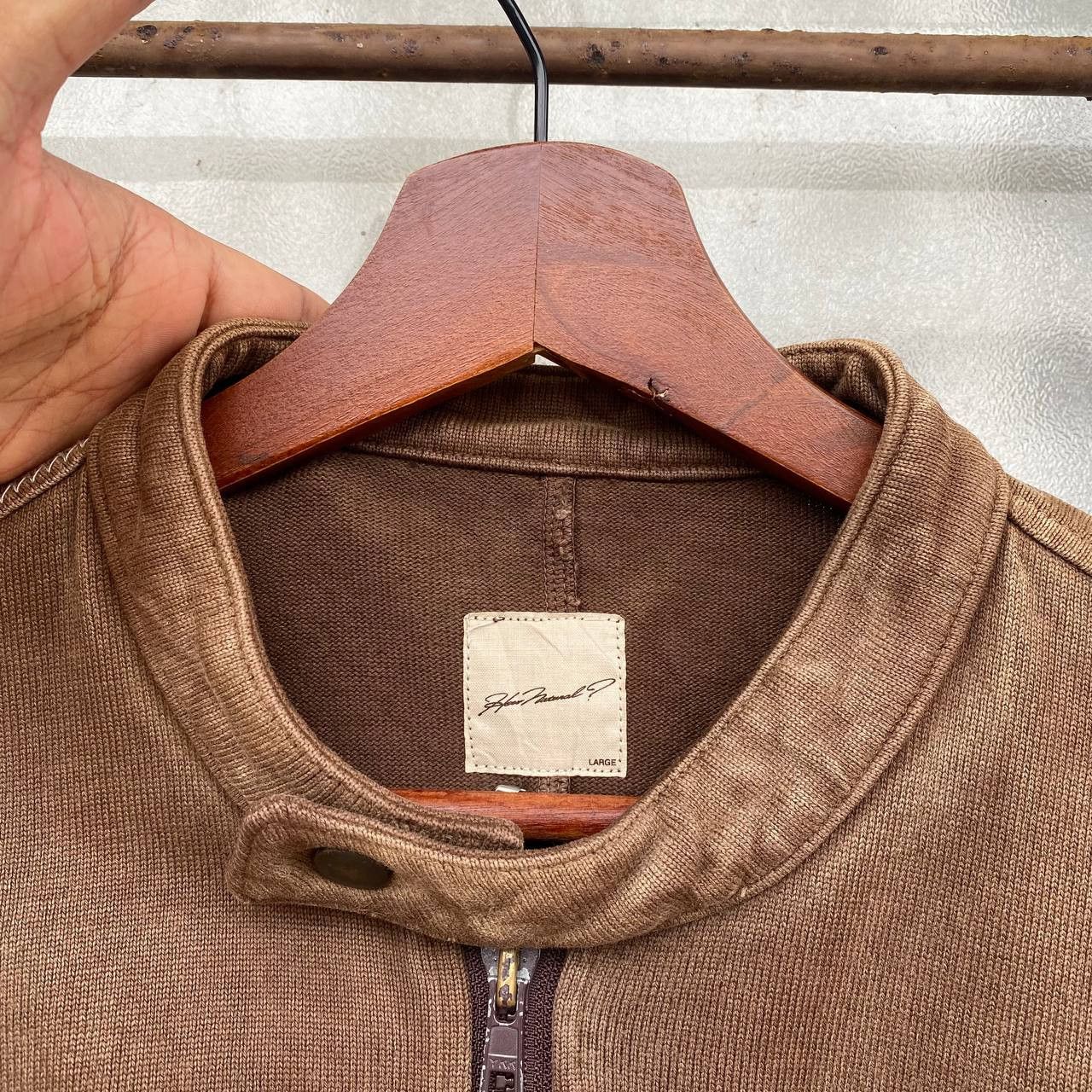 Beauty Beast × Natural Issue × Wtaps NWT JAPAN HOW NATURAL WTAPS FADED BROWN ZIPPER JACKET Size US L / EU 52-54 / 3 - 6 Thumbnail