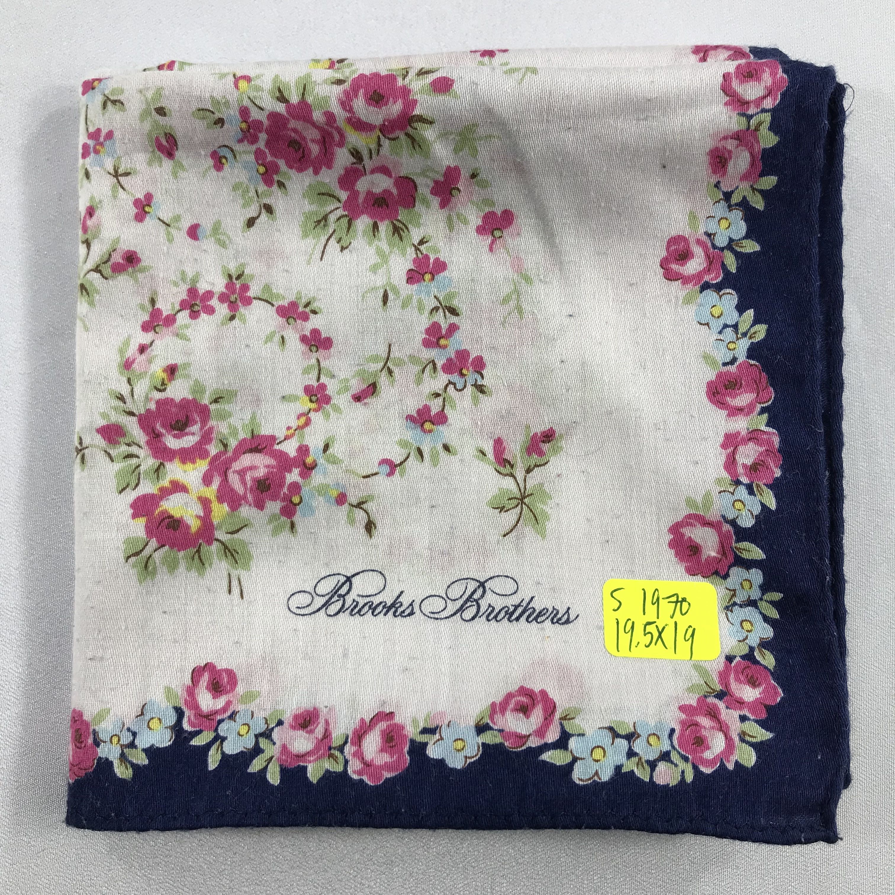 Brooks Brothers × Vintage Brooks Brothers Bandana / Handkerchief / Neckerchief - S1970 Size ONE SIZE - 5 Thumbnail