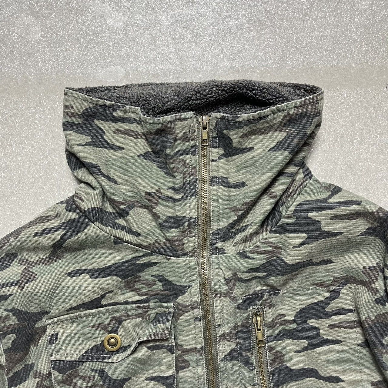 If Six Was Nine × Japanese Brand × Le Grande Bleu (L.G.B.) Japanese Brand Camouflage Multipocket Sherpa Jacket Size US M / EU 48-50 / 2 - 6 Thumbnail