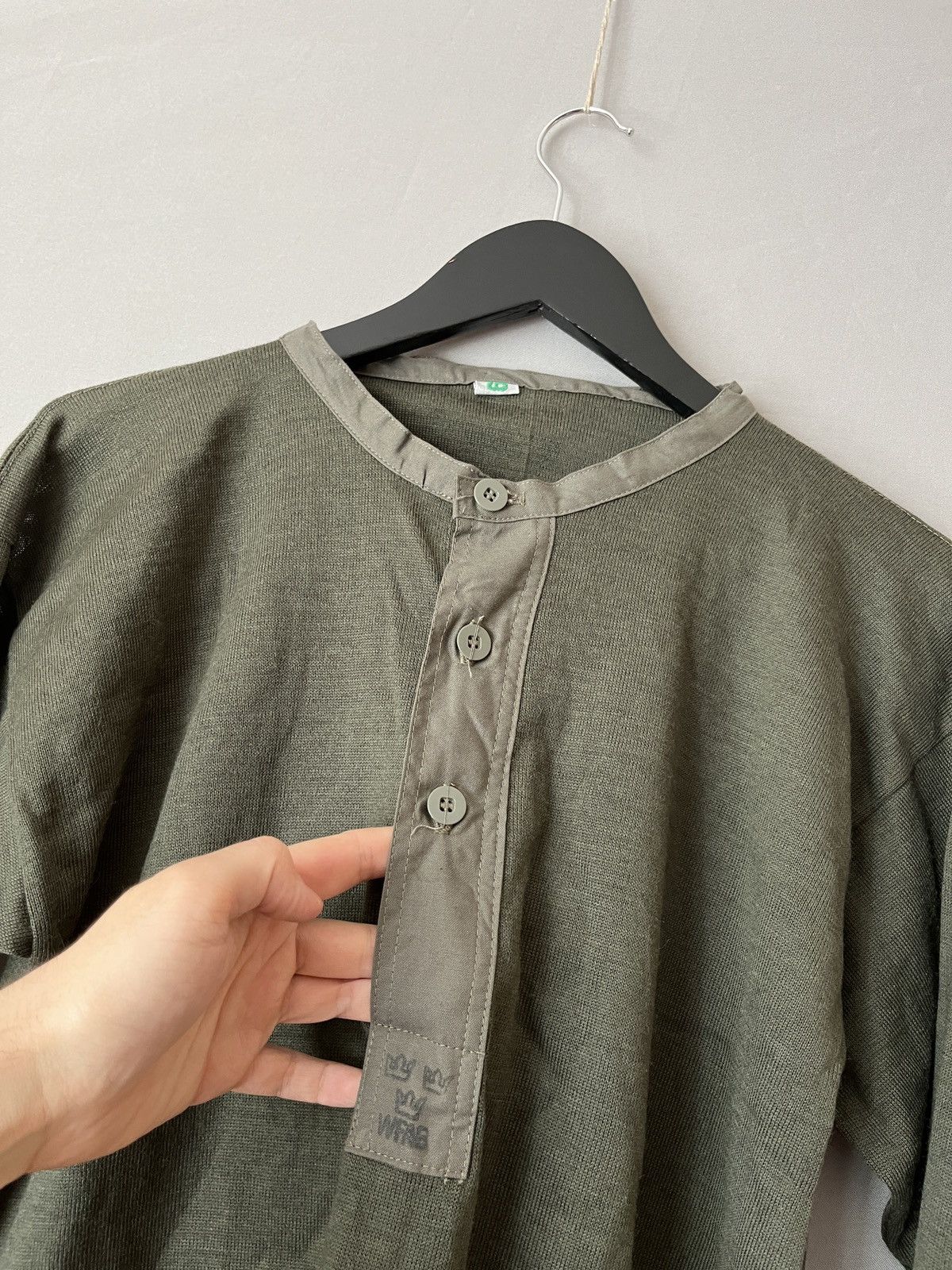 K-Swiss 1940s Swiss Army Thermo Shirt Sweater Deadstok Size US XL / EU 56 / 4 - 5 Thumbnail