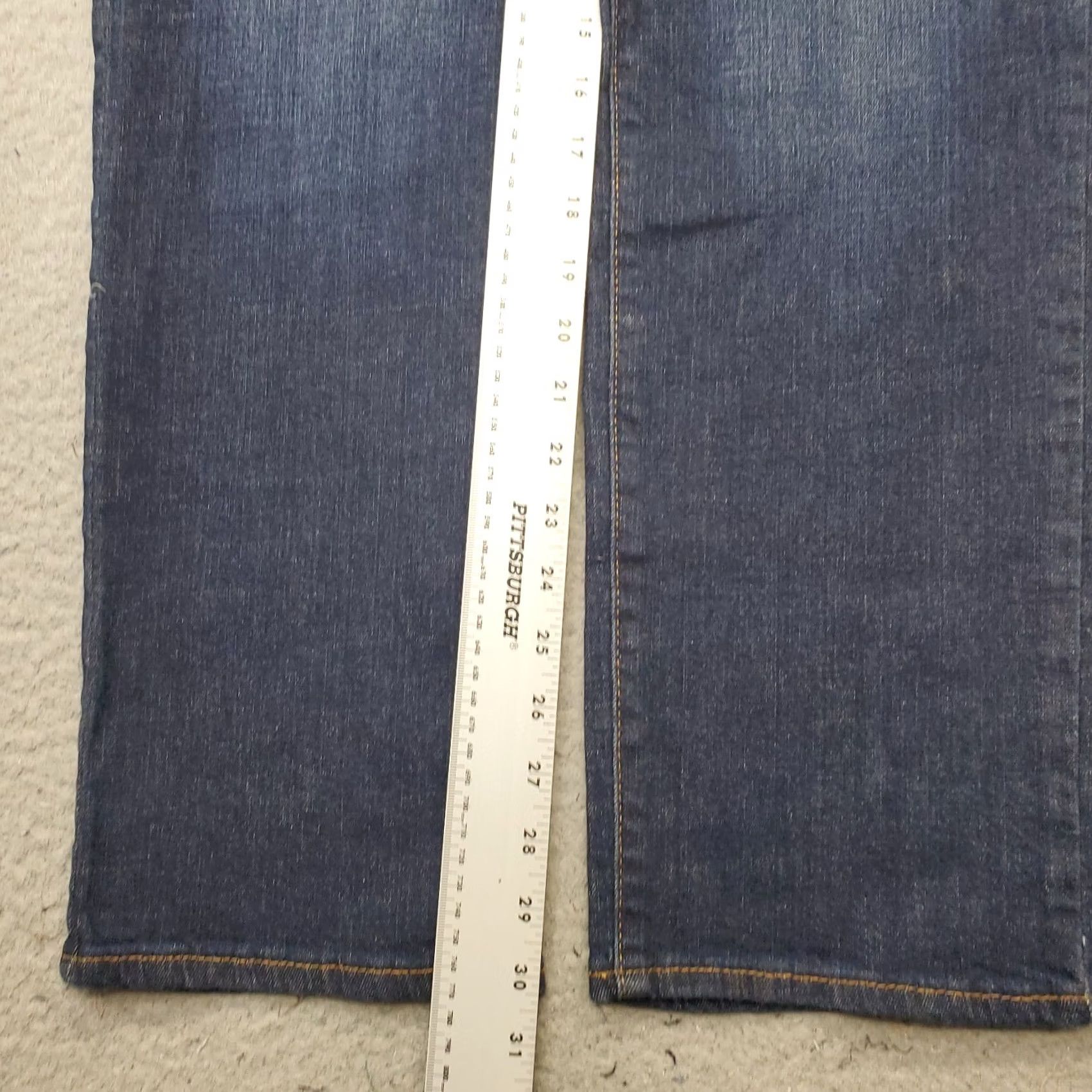 Lee Lee Jeans Mens 32 Blue Denim Faded Grunge Straight Leg Americana Streetwear - Size 32 Size US 32 / EU 48 - 4 Thumbnail