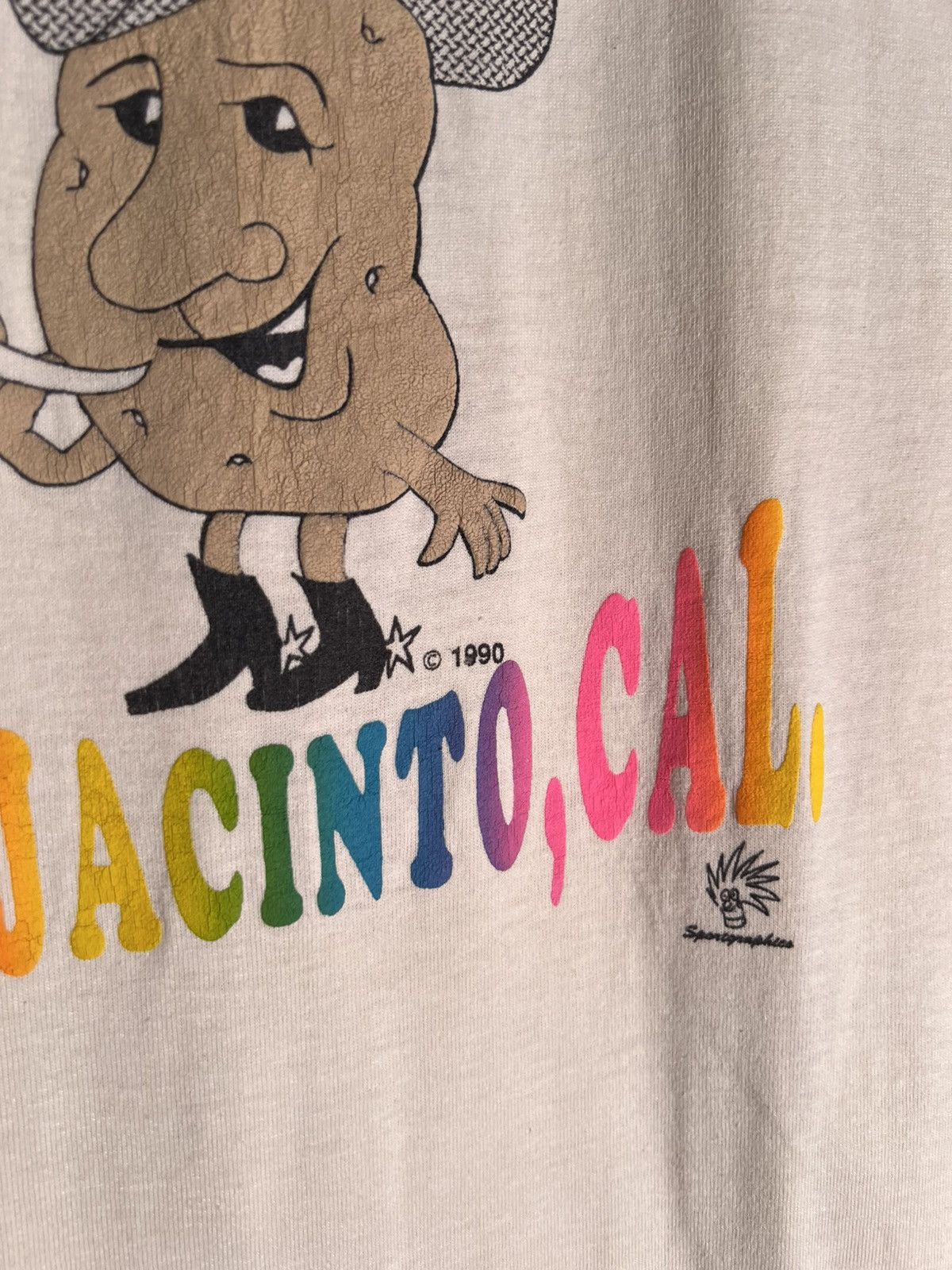 Vintage 90’s VTG Vintage San Jacinto Potato Festival Retro Tee Shirt Size US XL / EU 56 / 4 - 6 Thumbnail