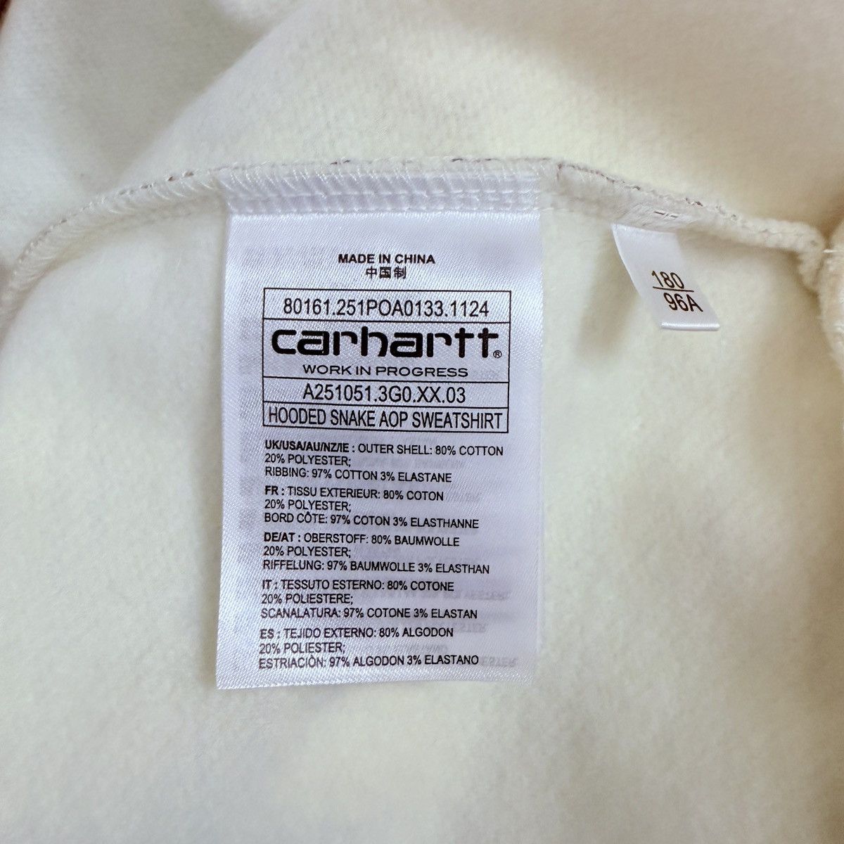 Carhartt Wip Carhartt wip year of the snake pack sweatshirt hooded 