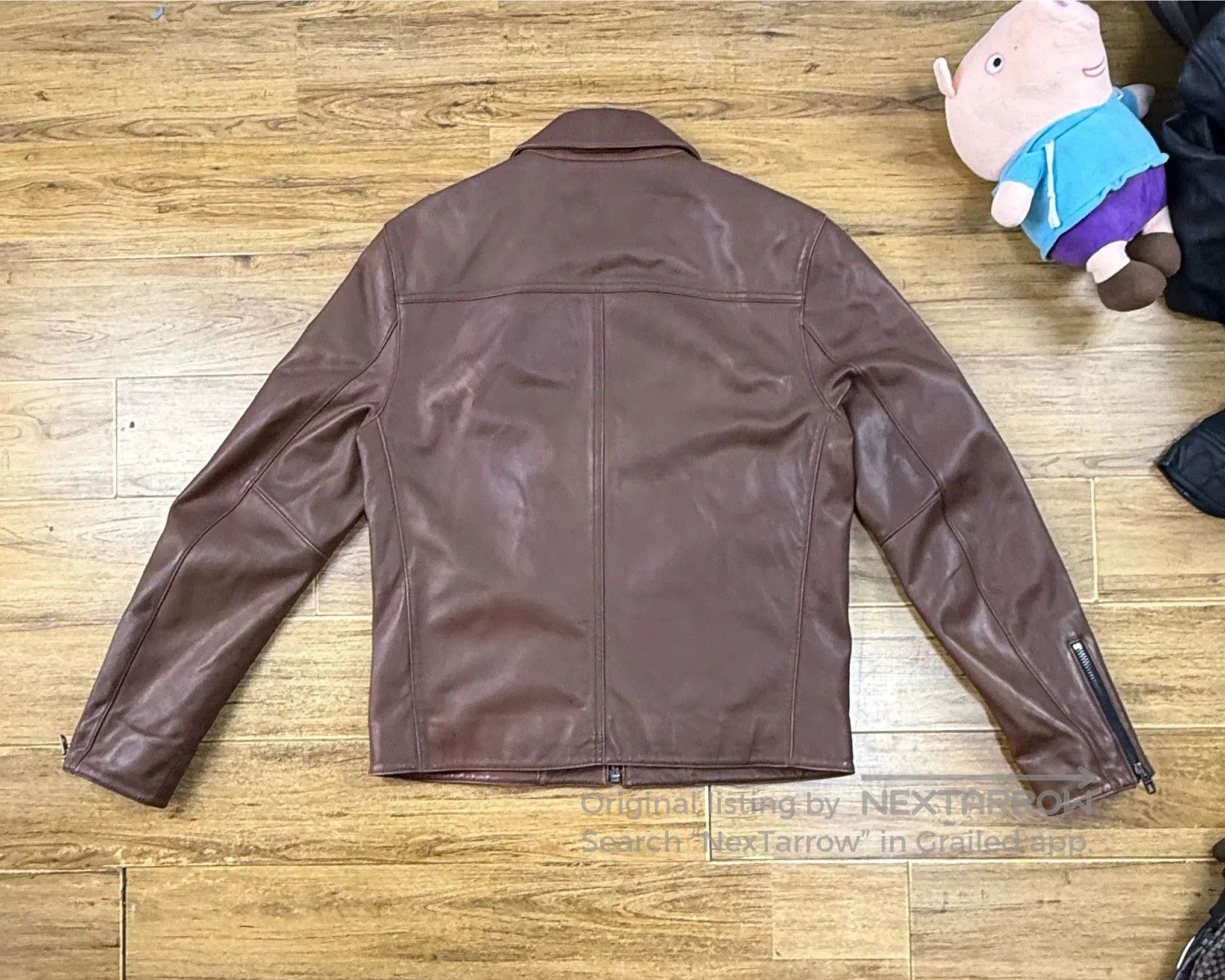 Coach COACH Men's Leather Jacket for Business Casual. Size US M / EU 48-50 / 2 - 2 Thumbnail