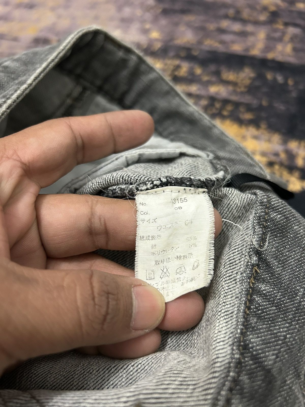 Tete Homme Japanese Bondage Cargo Flare Jeans Size US 30 / EU 46 - 14 Thumbnail