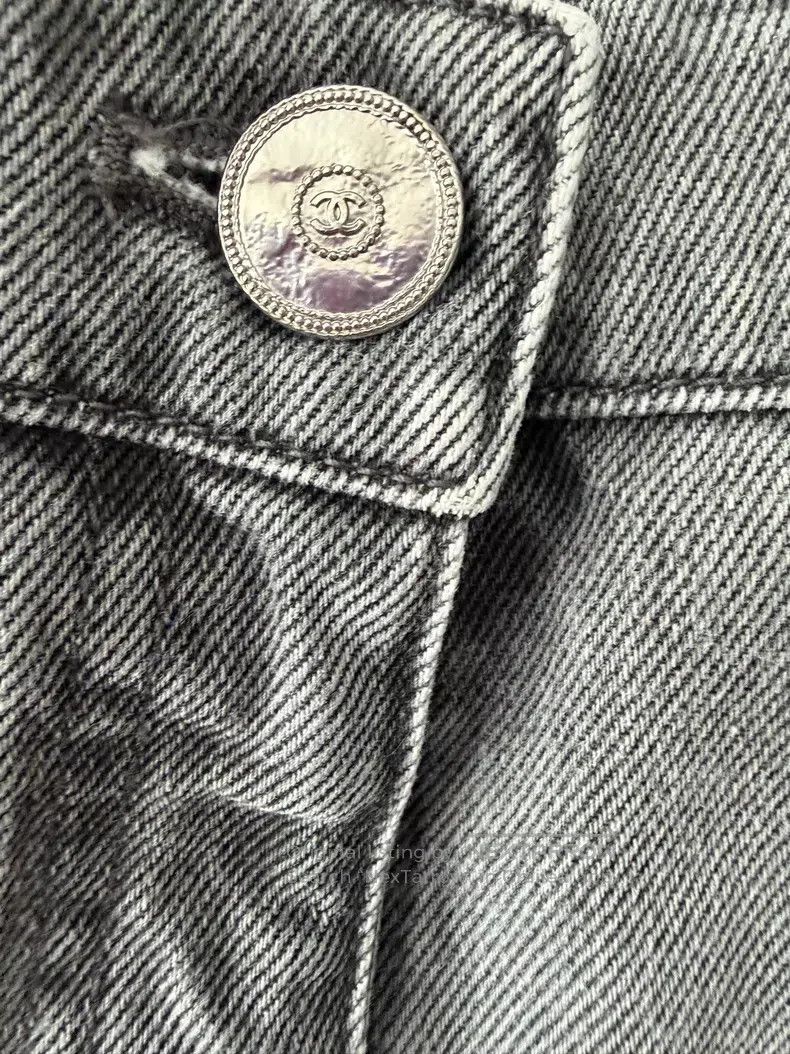 Chanel Chanel Gray jeans Size 24" / US 00 / IT 34 - 3 Thumbnail