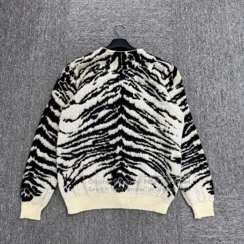 Saint Laurent Paris SLP Tiger Stripe Wool Jacket. Size US XL / EU 56 / 4 - 2 Thumbnail