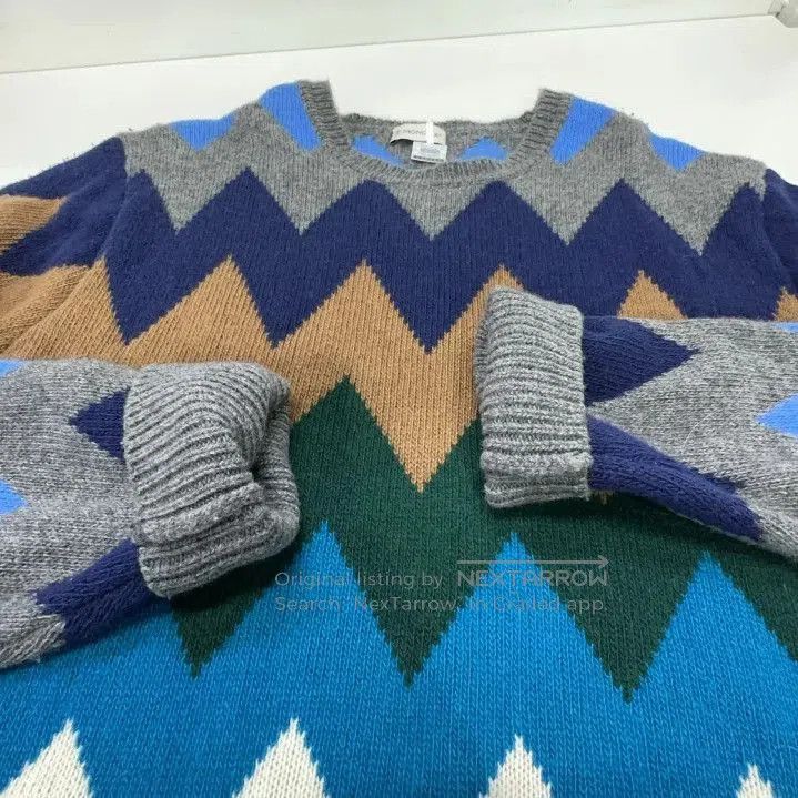 Moncler Moncler Chevron Stripe Logo Unisex Sweater. Size US XXL / EU 58 / 5 - 7 Thumbnail