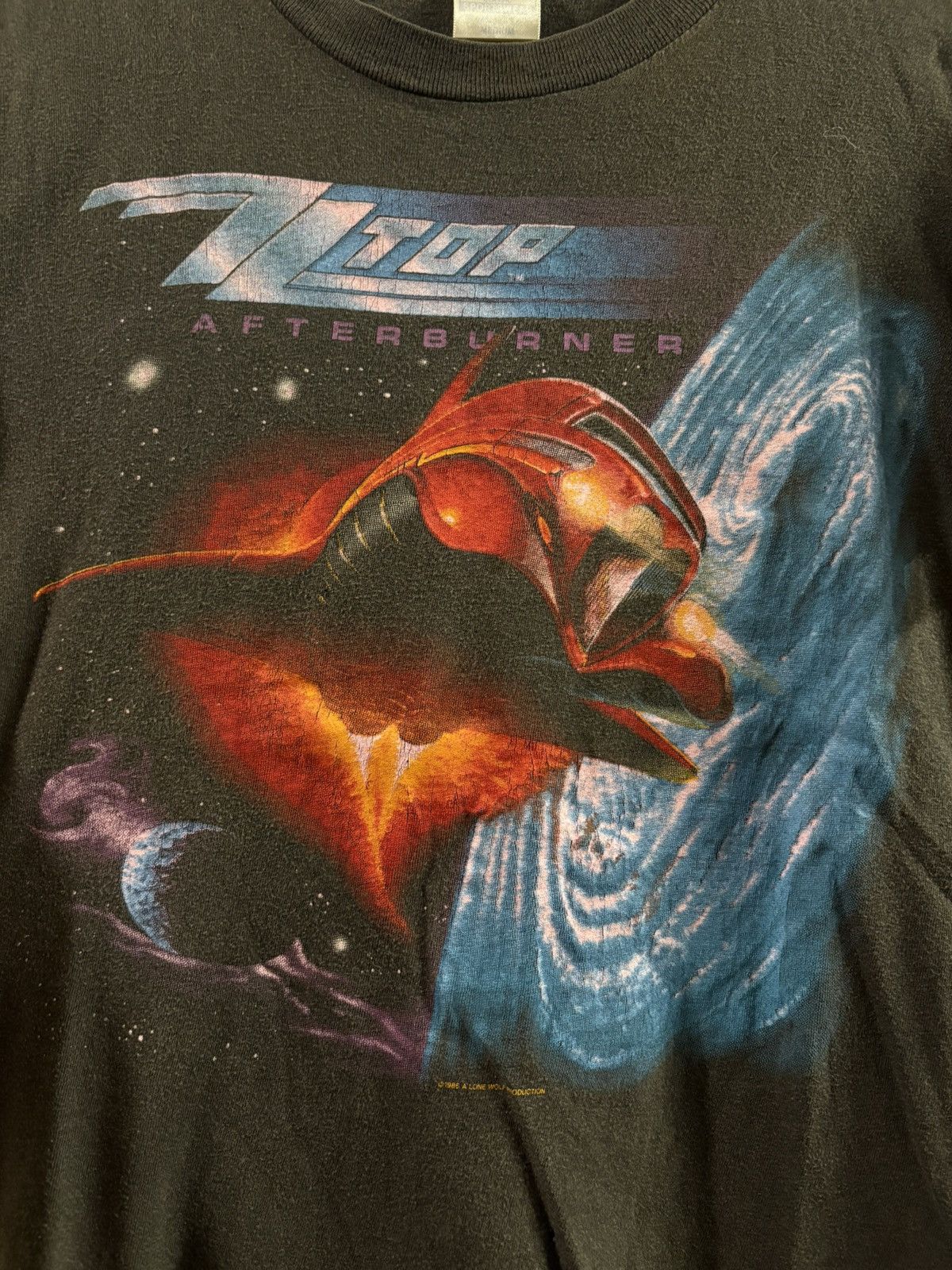 Vintage Vintage 1986 ZZ Top Afterburner Tour Tee Size US XXS / EU 40 - 4 Thumbnail