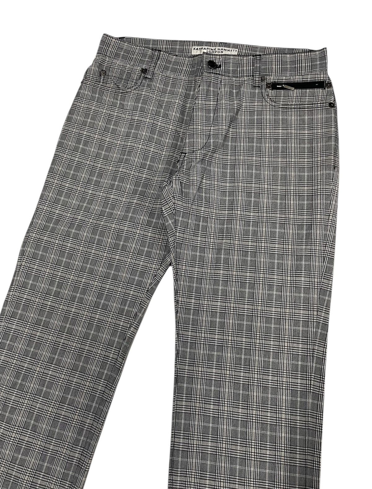 Katharine Hamnett London Vintage Katherine Hamnett London Plaid Pants Size US 29 - 1 Thumbnail
