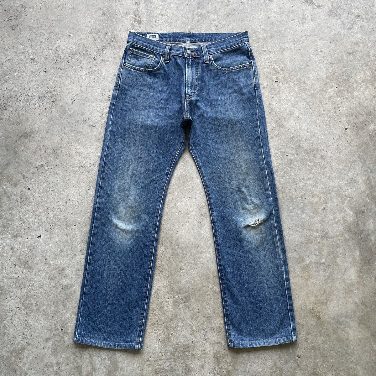 Japanese Brand Vintage Edwin 402 Made In Japan Faded Jeans Pants Denim Size US 31 - 1 Thumbnail