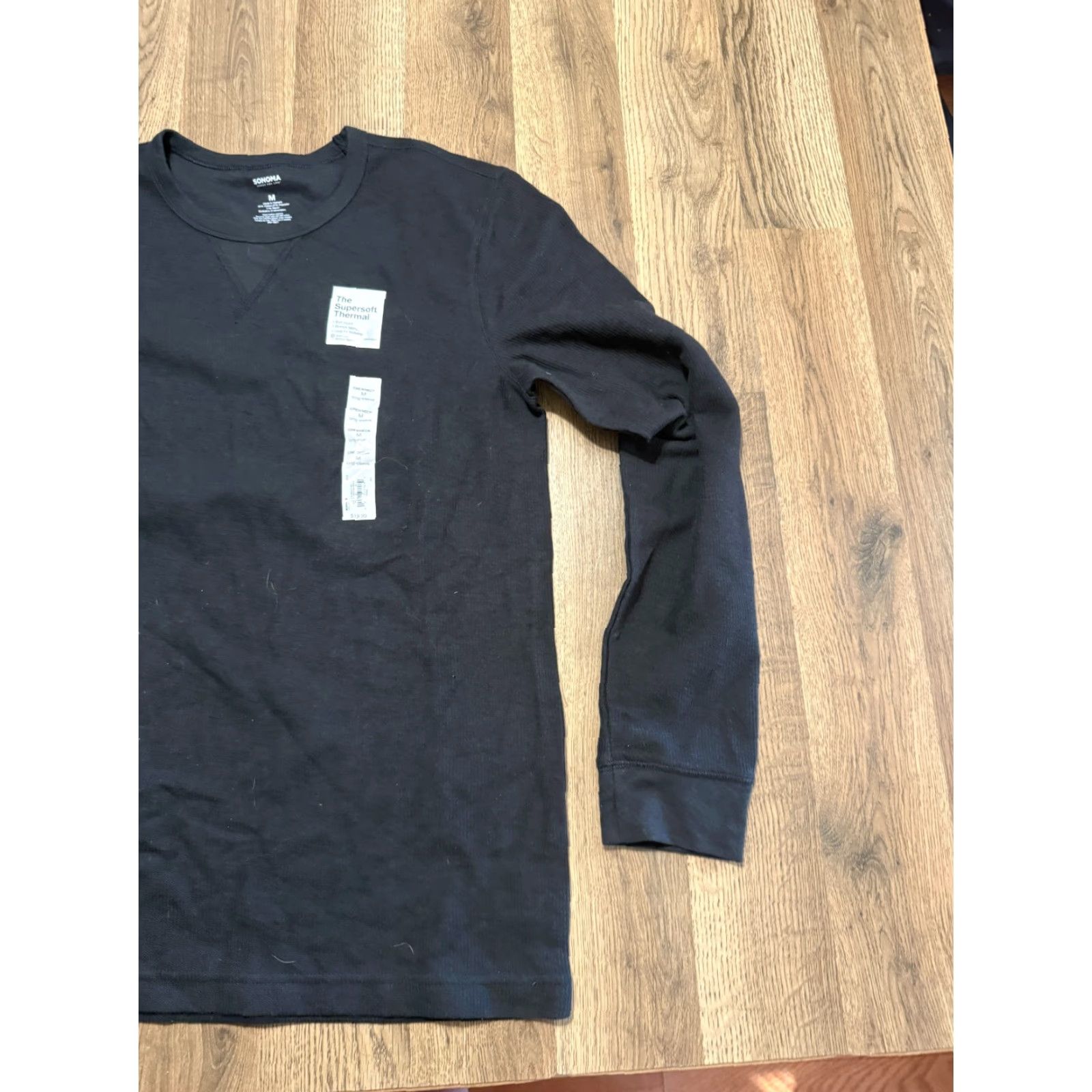 Vintage Sonoma Shirts Mens Size Medium Black Long Sleeve Crew Neck The Supersoft Thermal Shirt Size US M / EU 48-50 / 2 - 3 Thumbnail