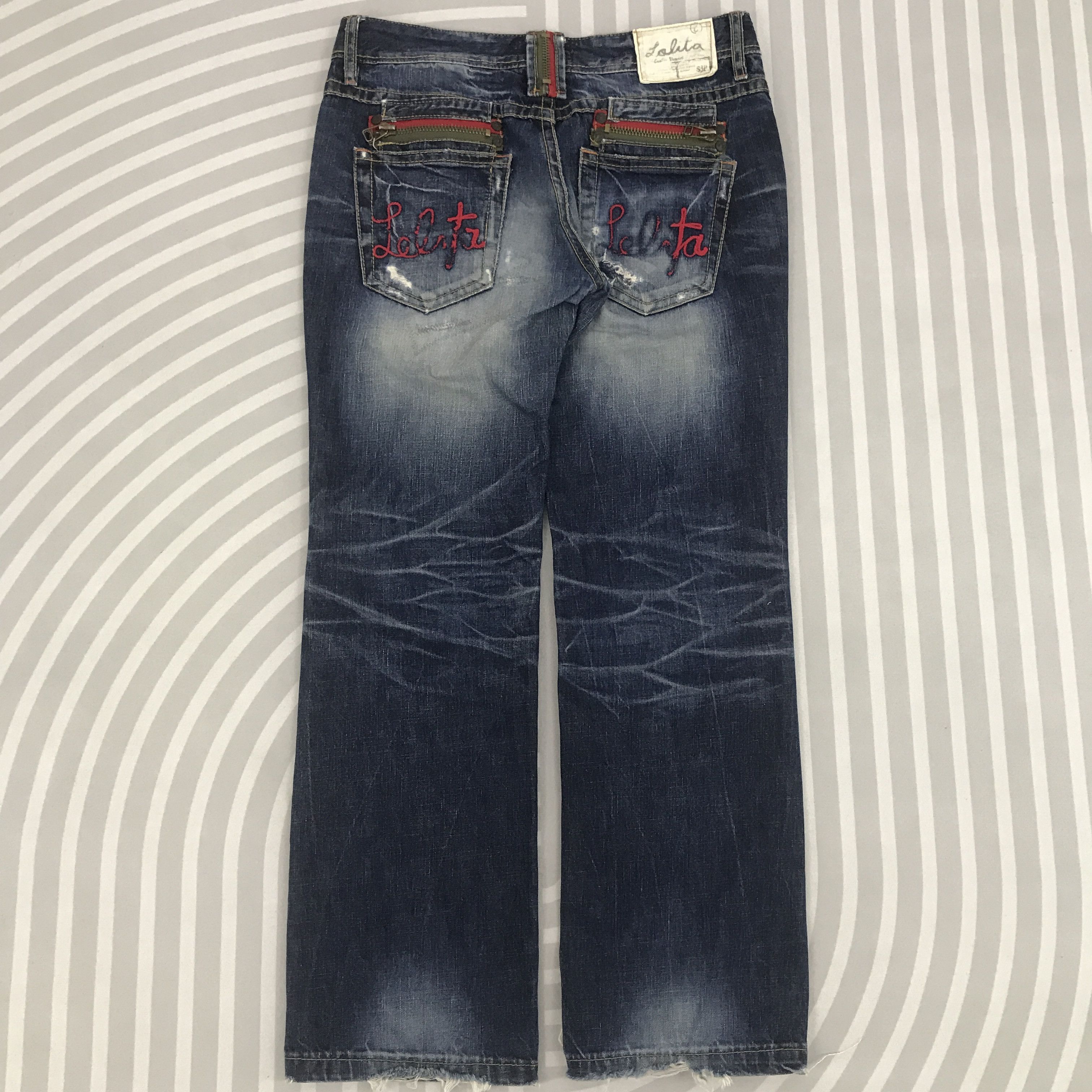 Vintage Vintage Lolita Distressed denim faded Jeans Size US 34 / EU 50 - 4 Thumbnail