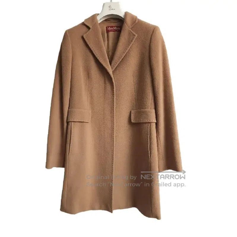 Max Mara MaxMara Casual Wool Mid-Length Coat for Women . Size S / US 4 / IT 40 - 1 Thumbnail