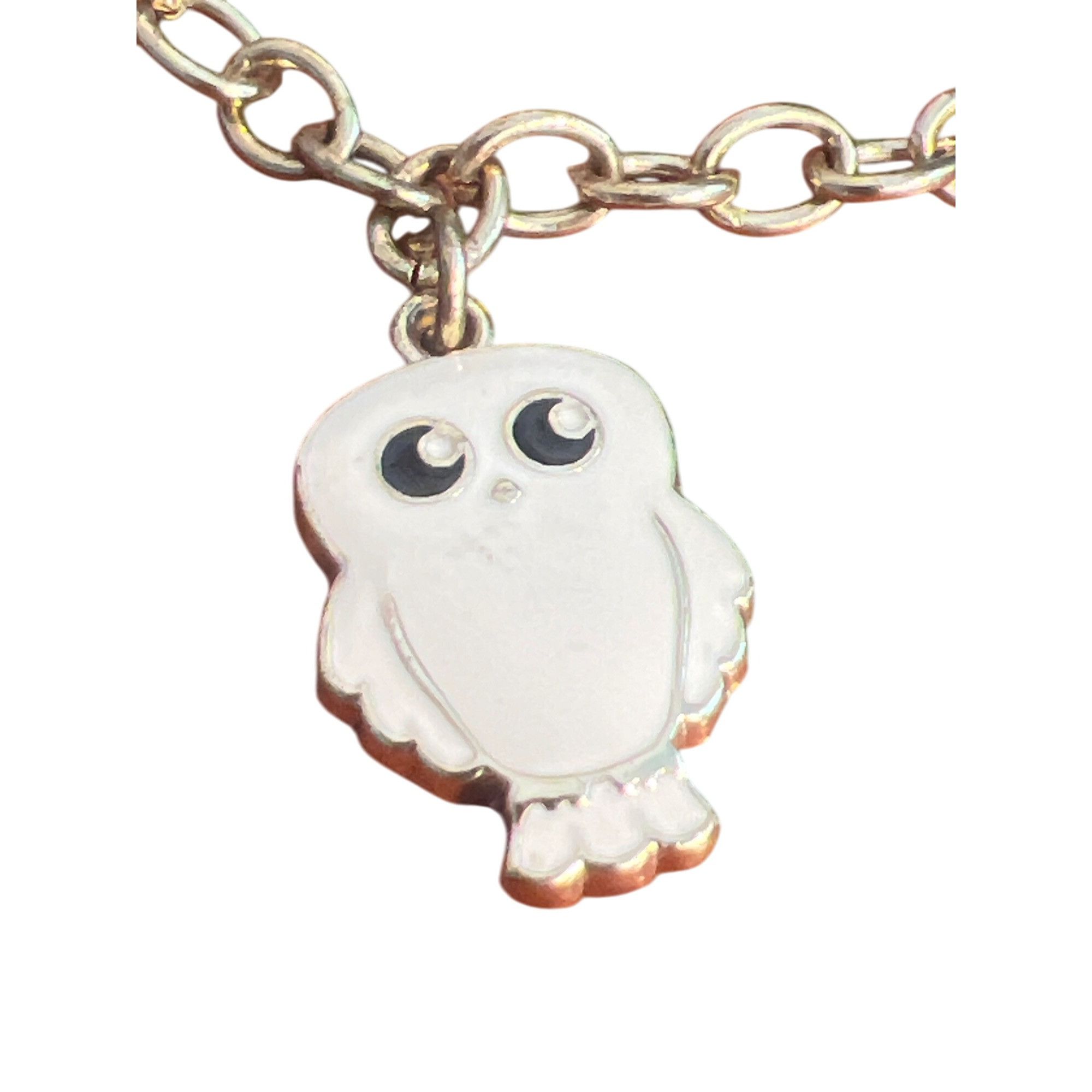 Other 2 Harry Potter Bracelets Antique Gold Tone Hedwig Owl Charm Size ONE SIZE - 2 Thumbnail