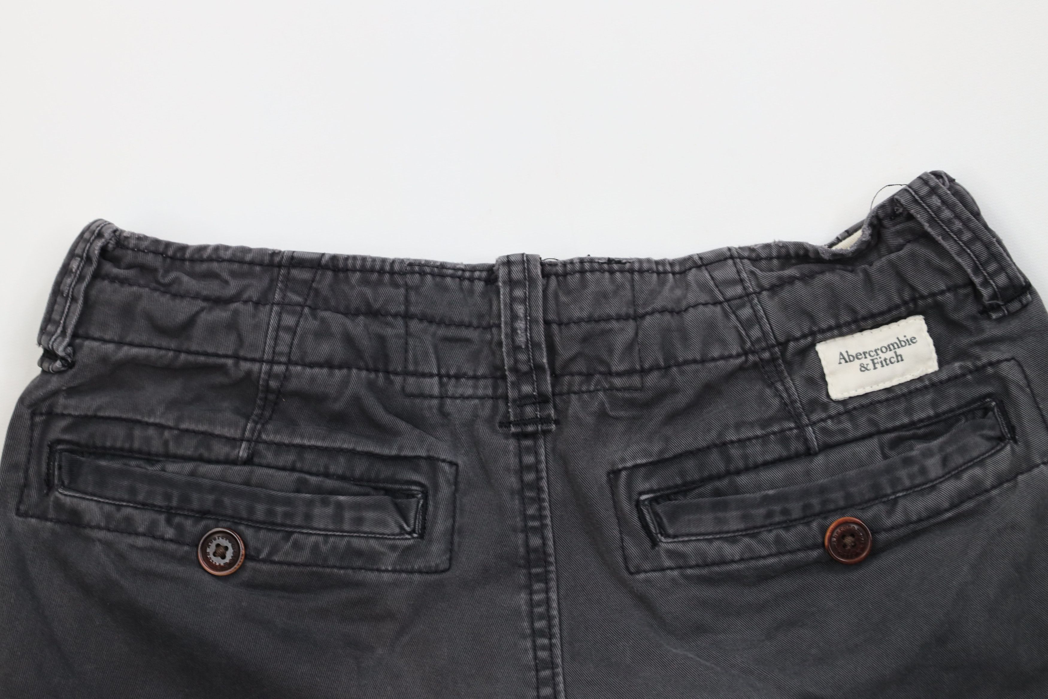 Abercrombie & Fitch Vintage 90s Y2K Abercrombie & Fitch Fly Heavyweight Shorts Size US 28 / EU 44 - 13 Thumbnail