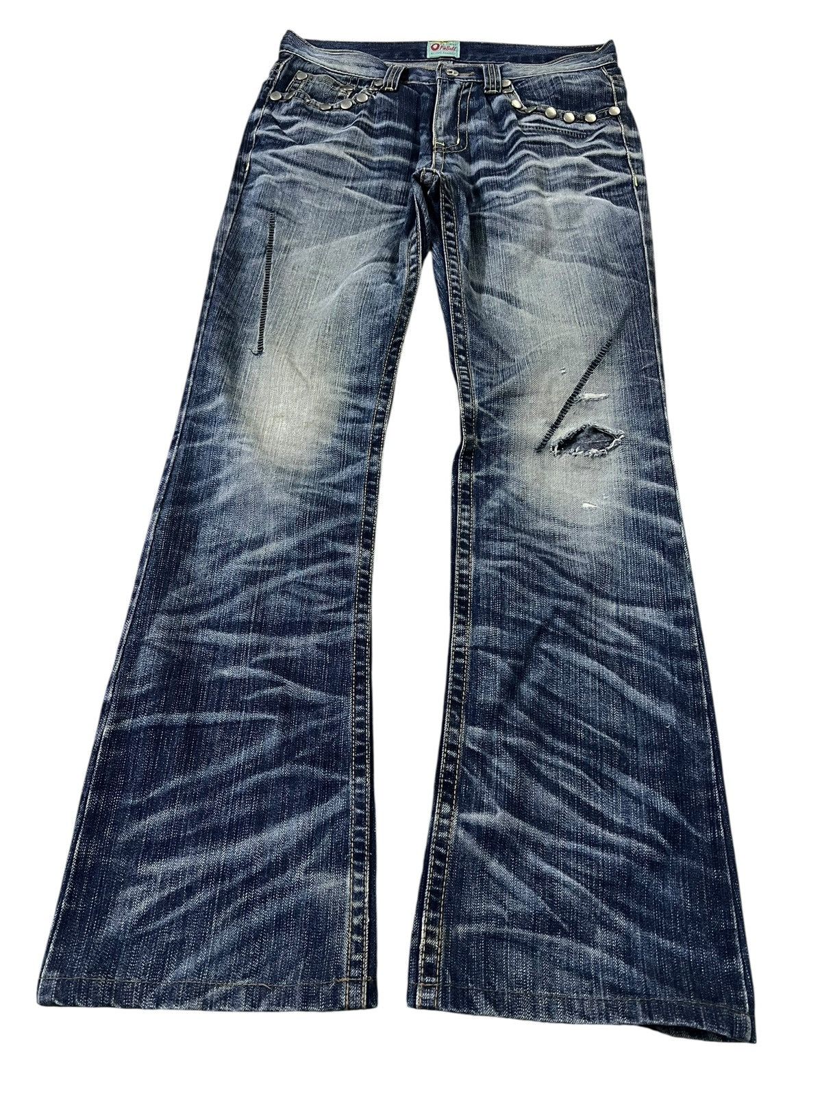 Vintage Flare Zz-First O Pinball Active Market Claw Jean