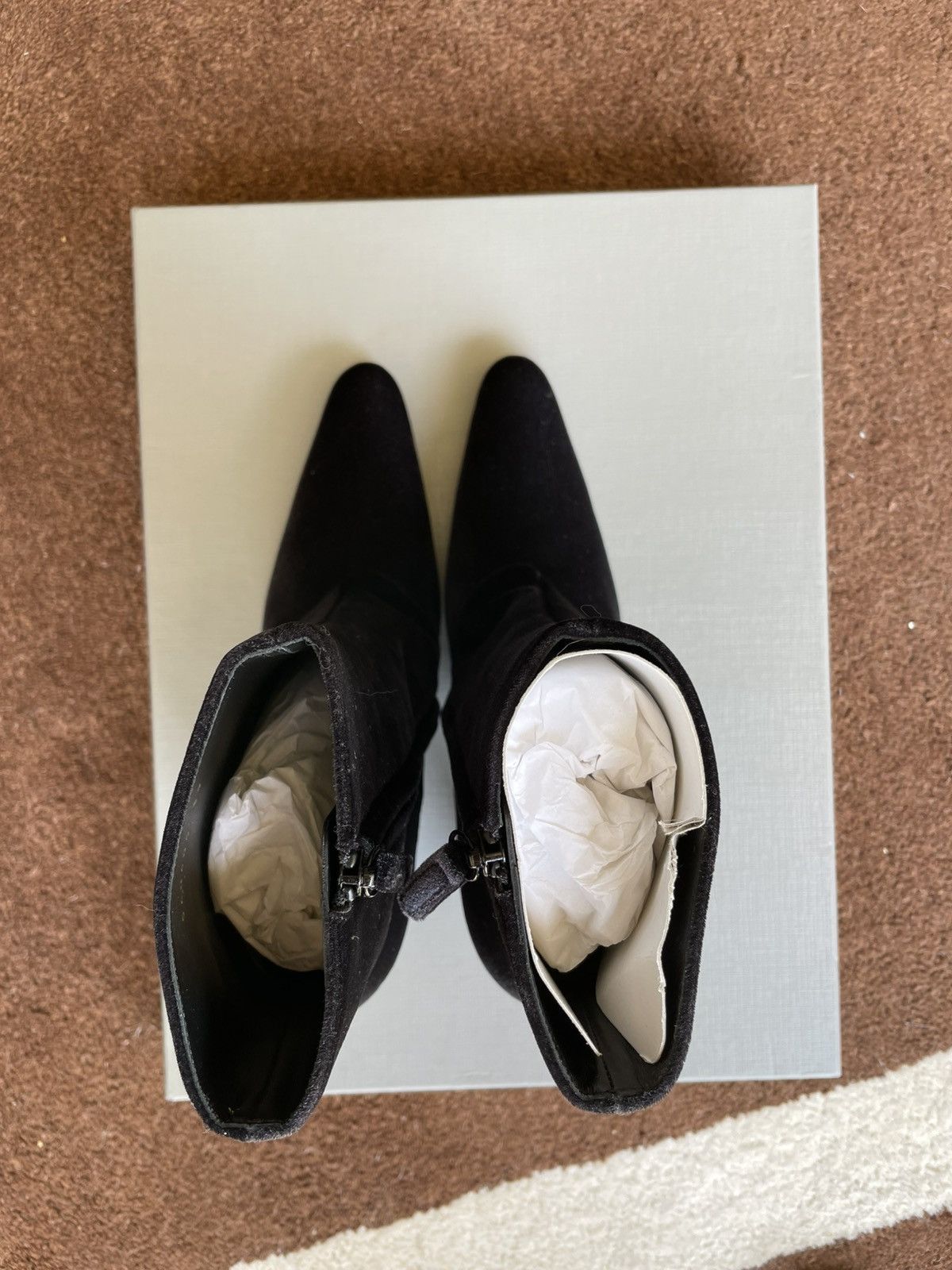 Balenciaga Balenciaga Velvet Heeled boots Size US 8 / IT 38 - 5 Thumbnail