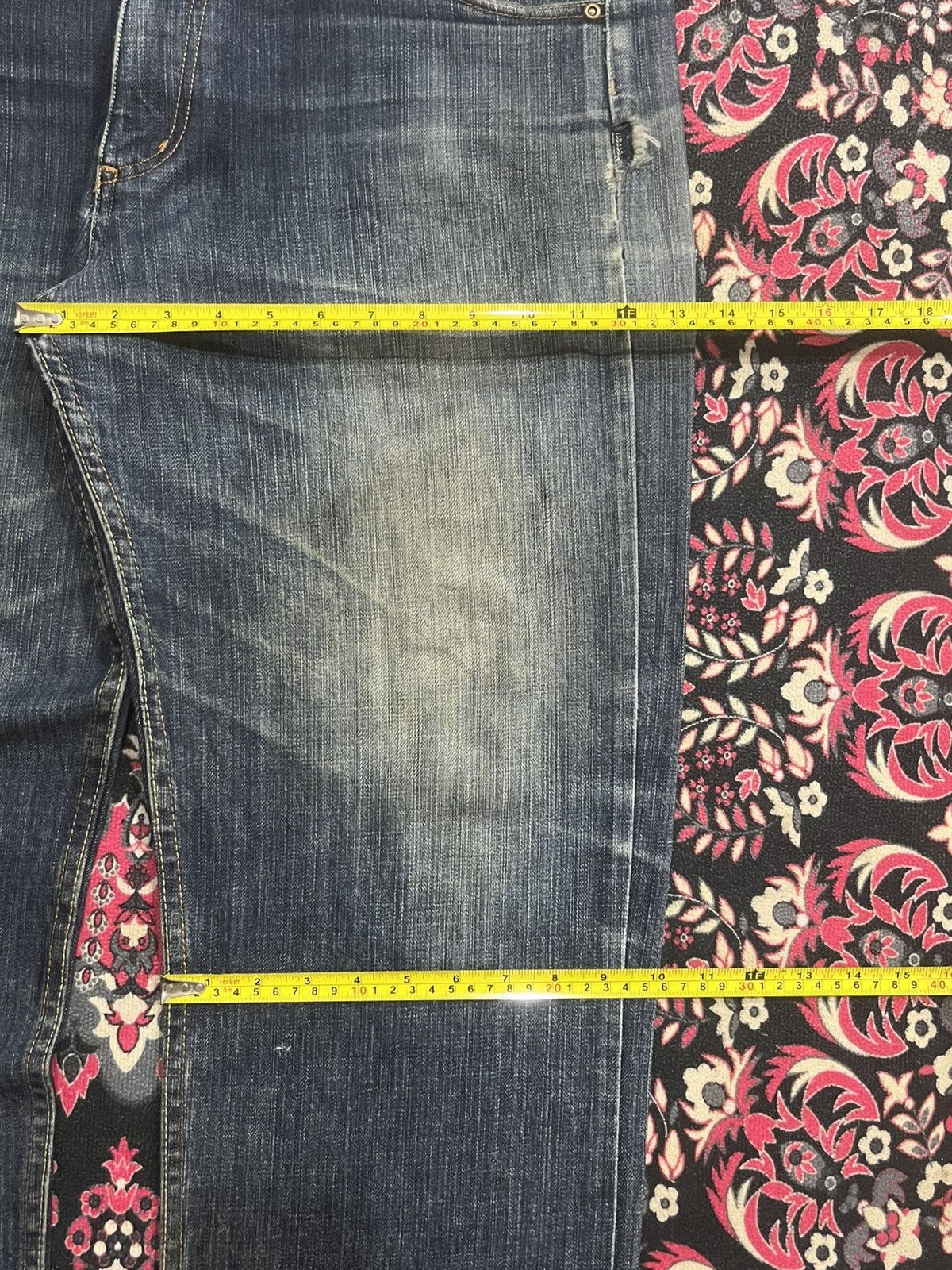 Xlarge Vintage X Large Groover Grand Green Camo Blue Washed Jeans Size US 36 / EU 52 - 18 Thumbnail