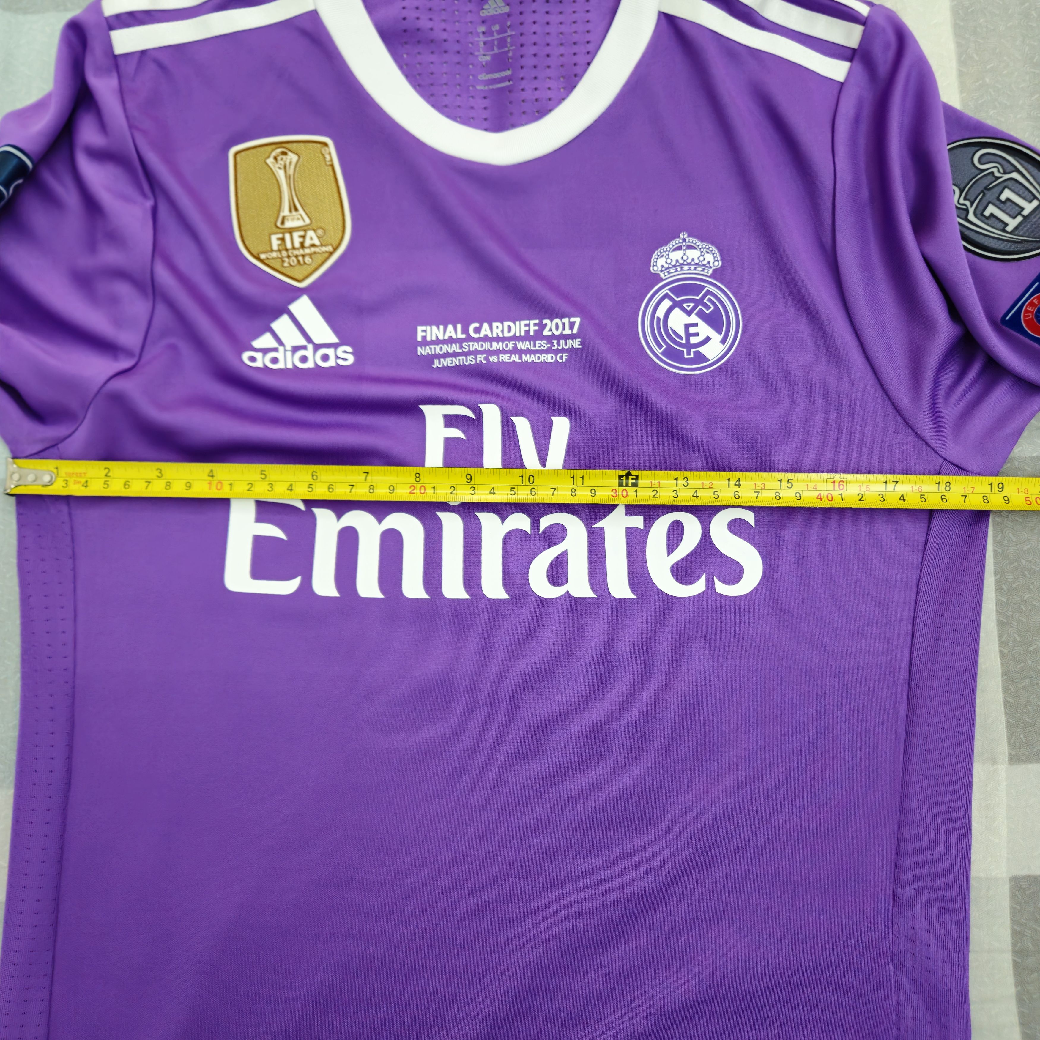 Other REAL MADRID 2016 2017 ADIZERO AWAY LONG SLEEVE Size US L / EU 52-54 / 3 - 4 Thumbnail