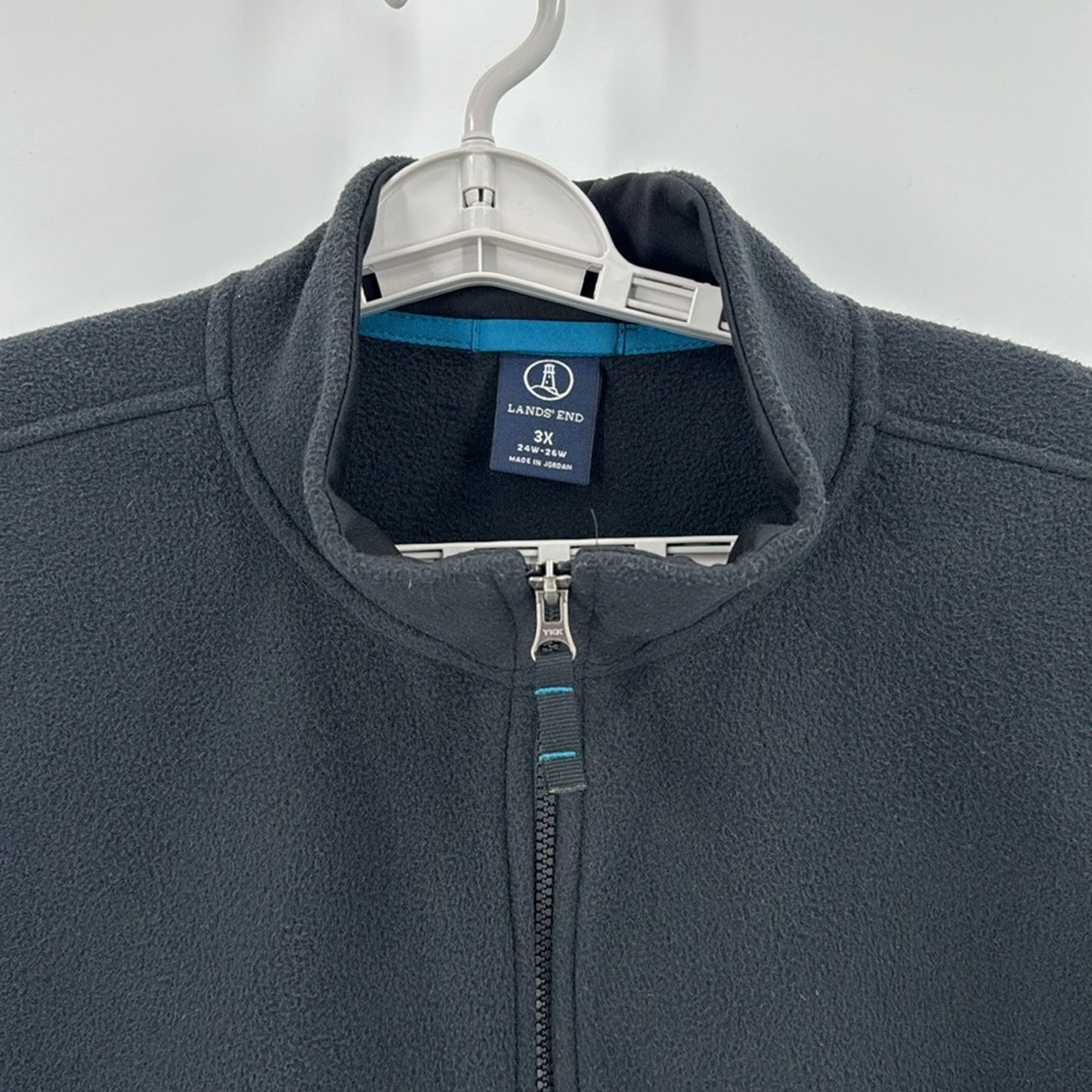 Lands' End Land’s End fleece full zip sweater black everyday size 3X Size 3XL / US 20-22 - 4 Thumbnail