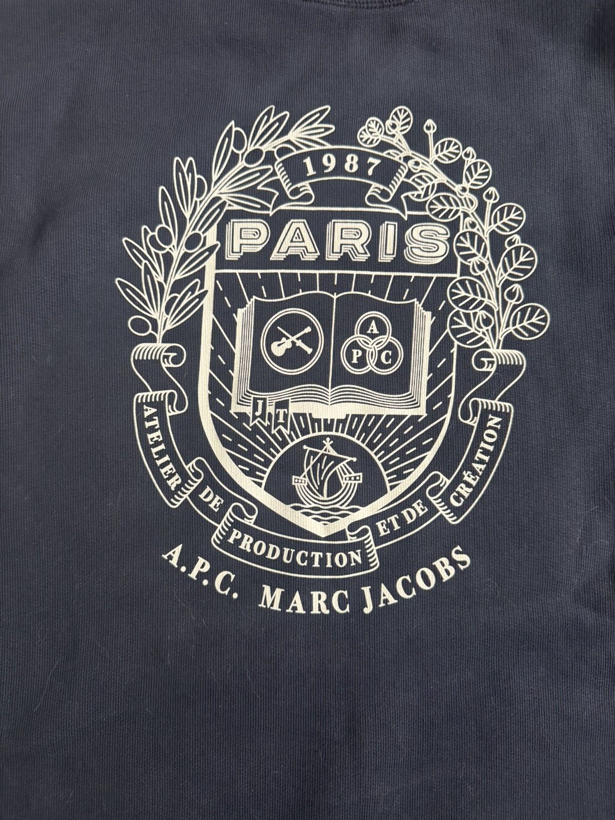 A.P.C. Apc / Marc Jacobs collegiate hoody Size US L / EU 52-54 / 3 - 2 Thumbnail