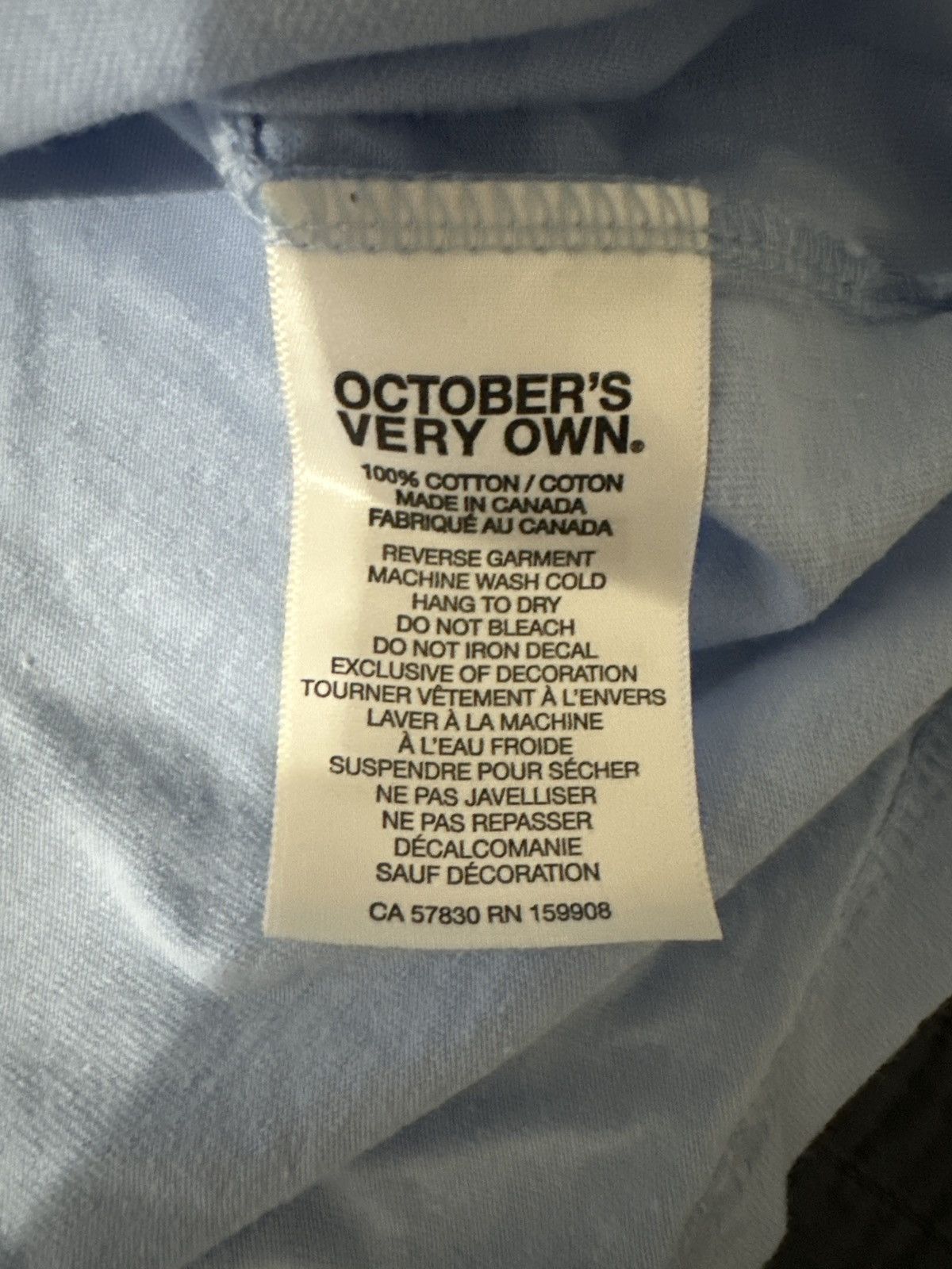 October's Very Own Blue OVO owl Shirt Size US M / EU 48-50 / 2 - 4 Thumbnail