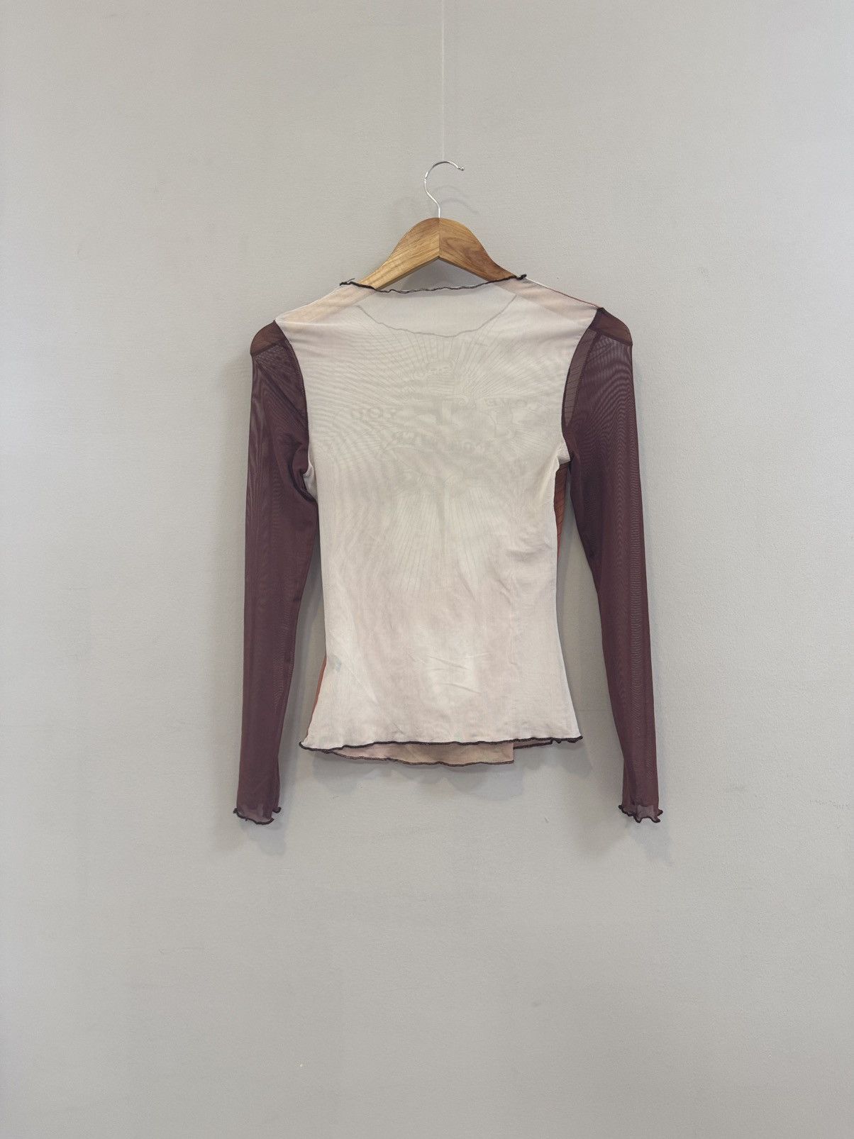 Japanese Brand Vintage Mesh Top Y2K Hype Size M / US 6-8 / IT 42-44 - 7 Thumbnail