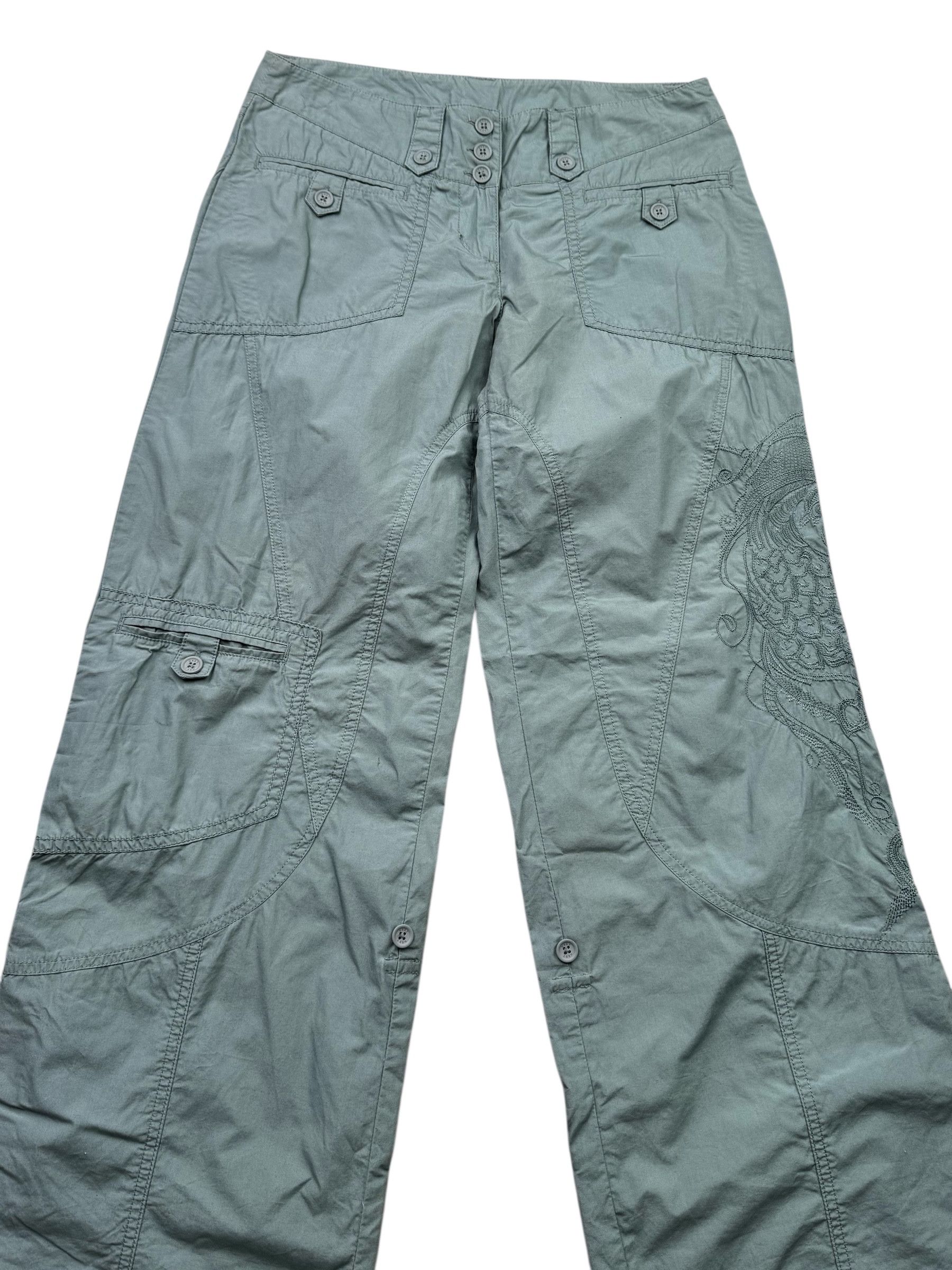 Japanese Brand Vintage Wide Pants W469(V9) Size 30" / US 8 / IT 44 - 2 Thumbnail