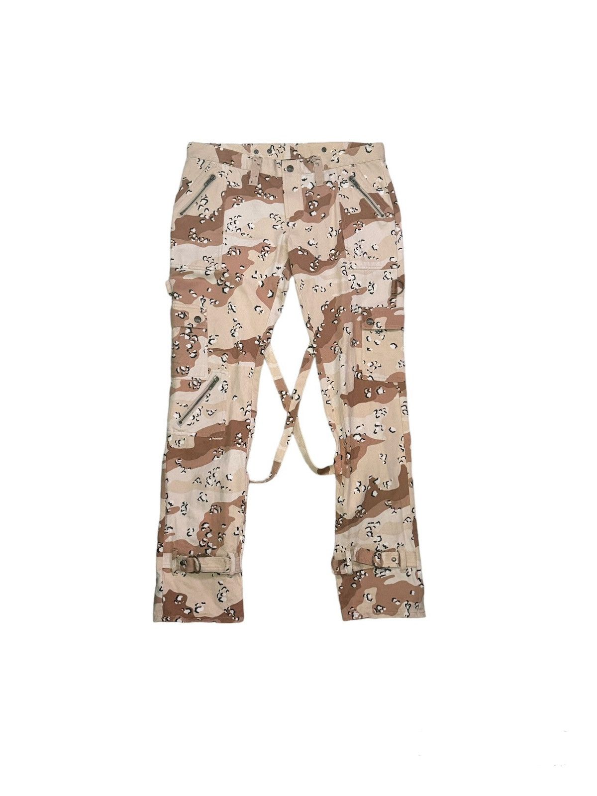 image of Vlone Bondage Camo Pants in Beige, Men's (Size 32)