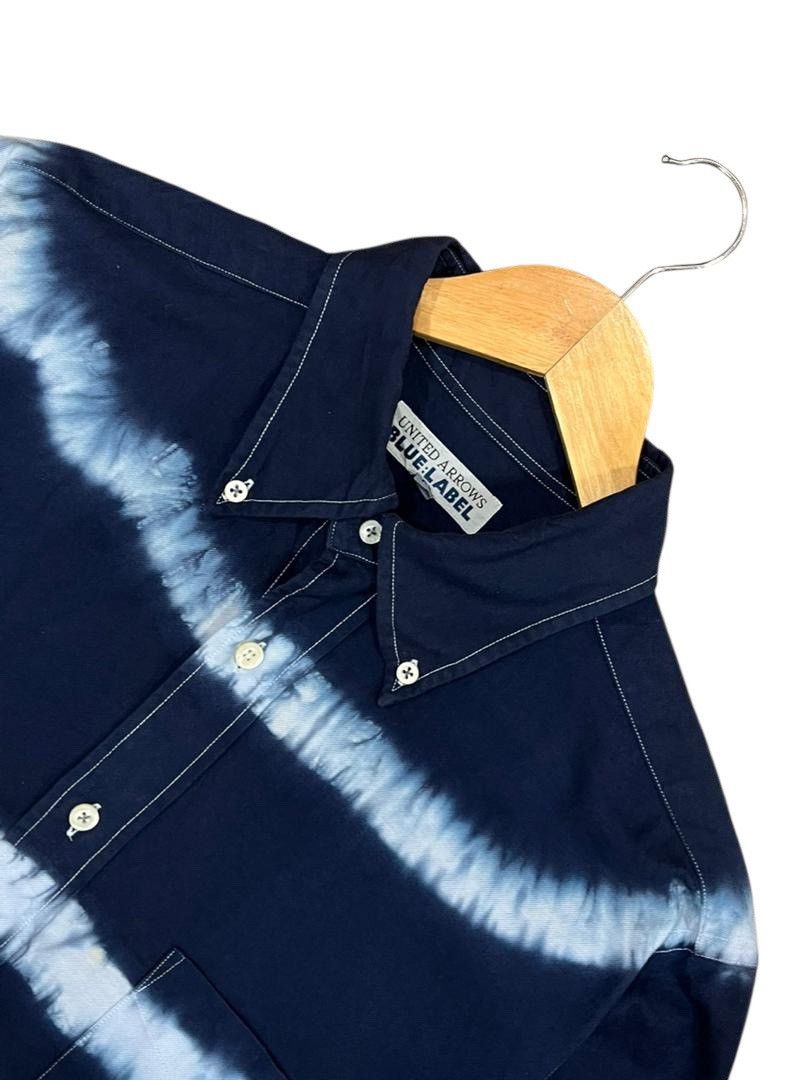 United Arrows United Arrows Blue Label Unique Tiedye Button Shirt Size US M / EU 48-50 / 2 - 2 Thumbnail