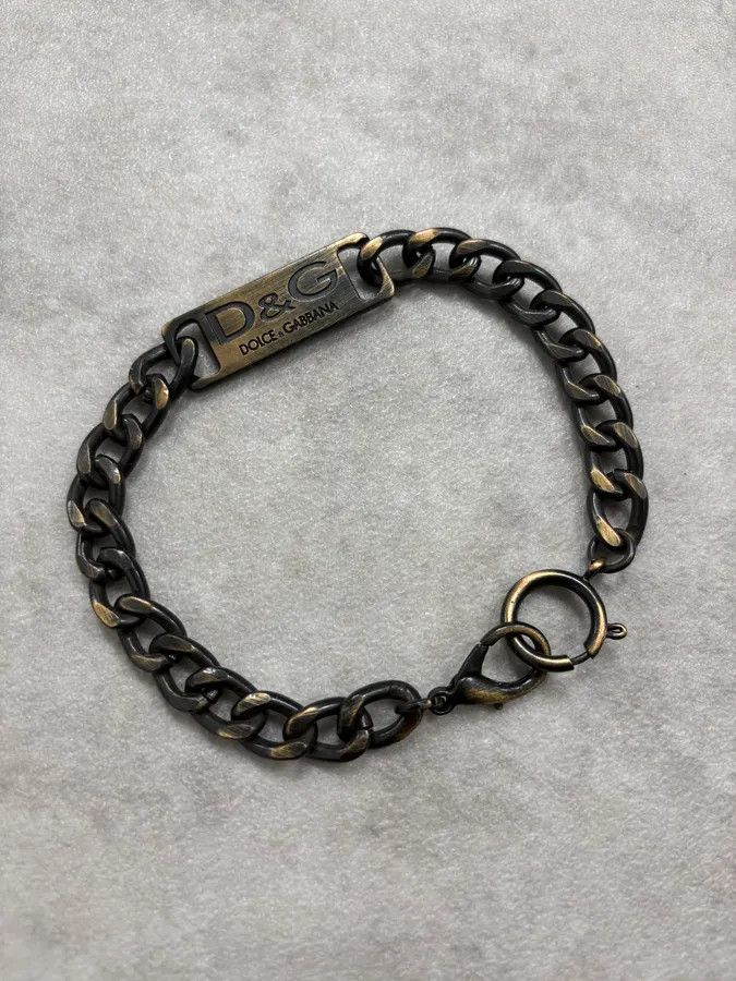 Dolce & Gabbana AW2003 Dolce & Gabbana Plaque Logo Wallet Chain Size ONE SIZE - 1 Thumbnail