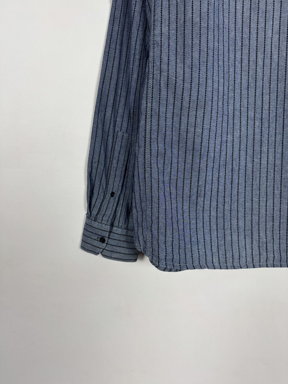 G-Star G-Star Raw Modernist Penn Striped Long Sleeve Striped Shirt Size US XXL / EU 58 / 5 - 15 Thumbnail