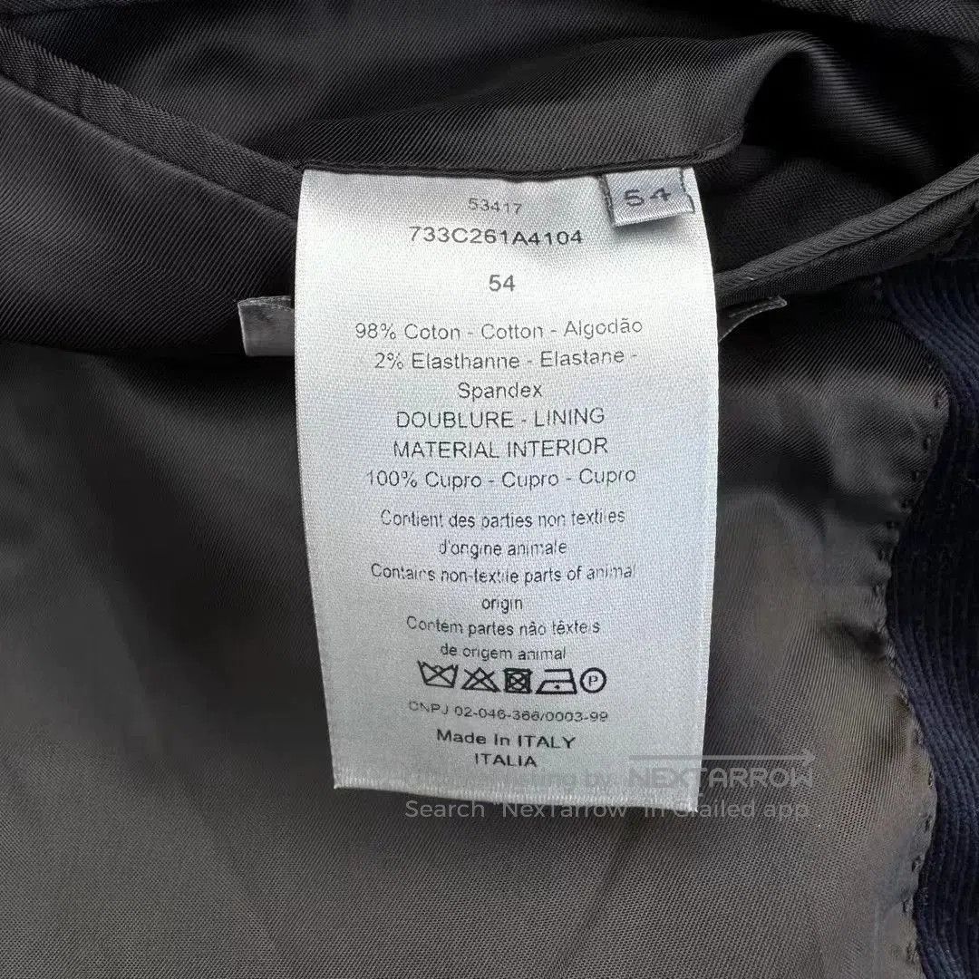 Dior Dior Homme 18FW Corduroy Double-Breasted Blazer. Size US L / EU 52-54 / 3 - 4 Thumbnail