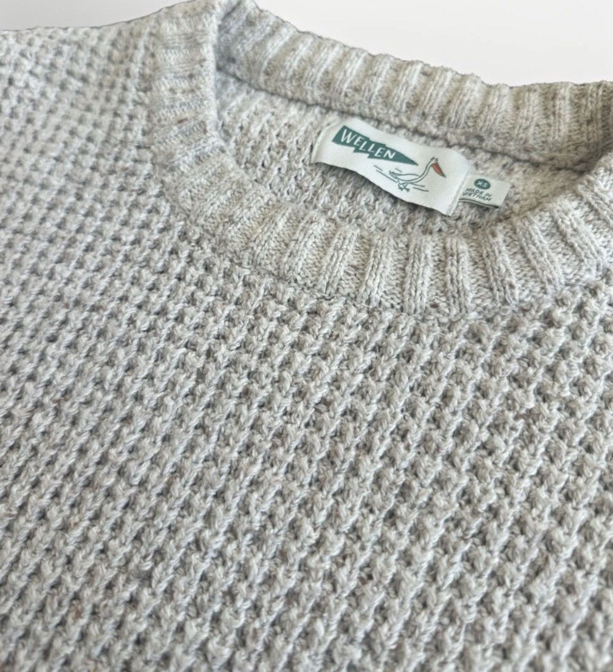 Wellen Surf Recycled Cotton headlands Sweater Bone Beige Size US XS / EU 42 / 0 - 4 Thumbnail