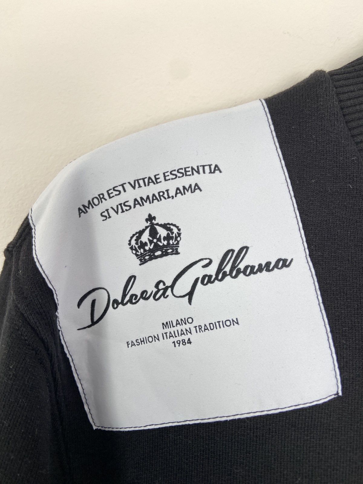 Dolce & Gabbana Dolce & Gabbana Logo Patch Shoulder Sweatshirt Size US S / EU 44-46 / 1 - 3 Thumbnail