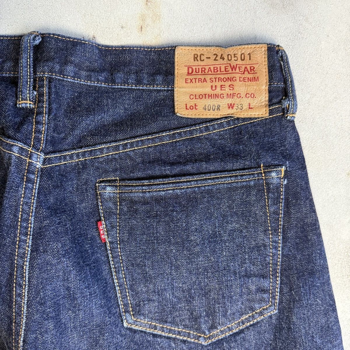 UES Japan UES 400R Selvedge Denim Jeans Size US 33 - 5 Thumbnail