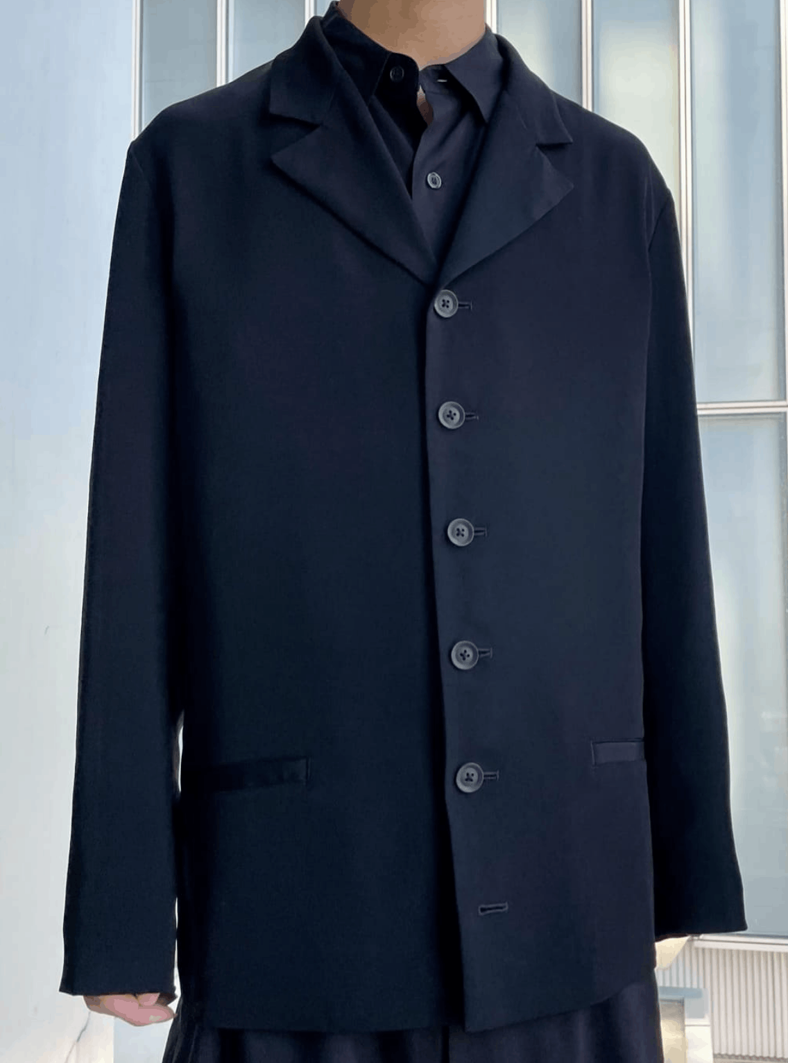 Yohji Yamamoto Yohji Yamamoto - TA/TUXEDO 6 BUTTONS SINGLE JACKET Size US M / EU 48-50 / 2 - 6 Thumbnail