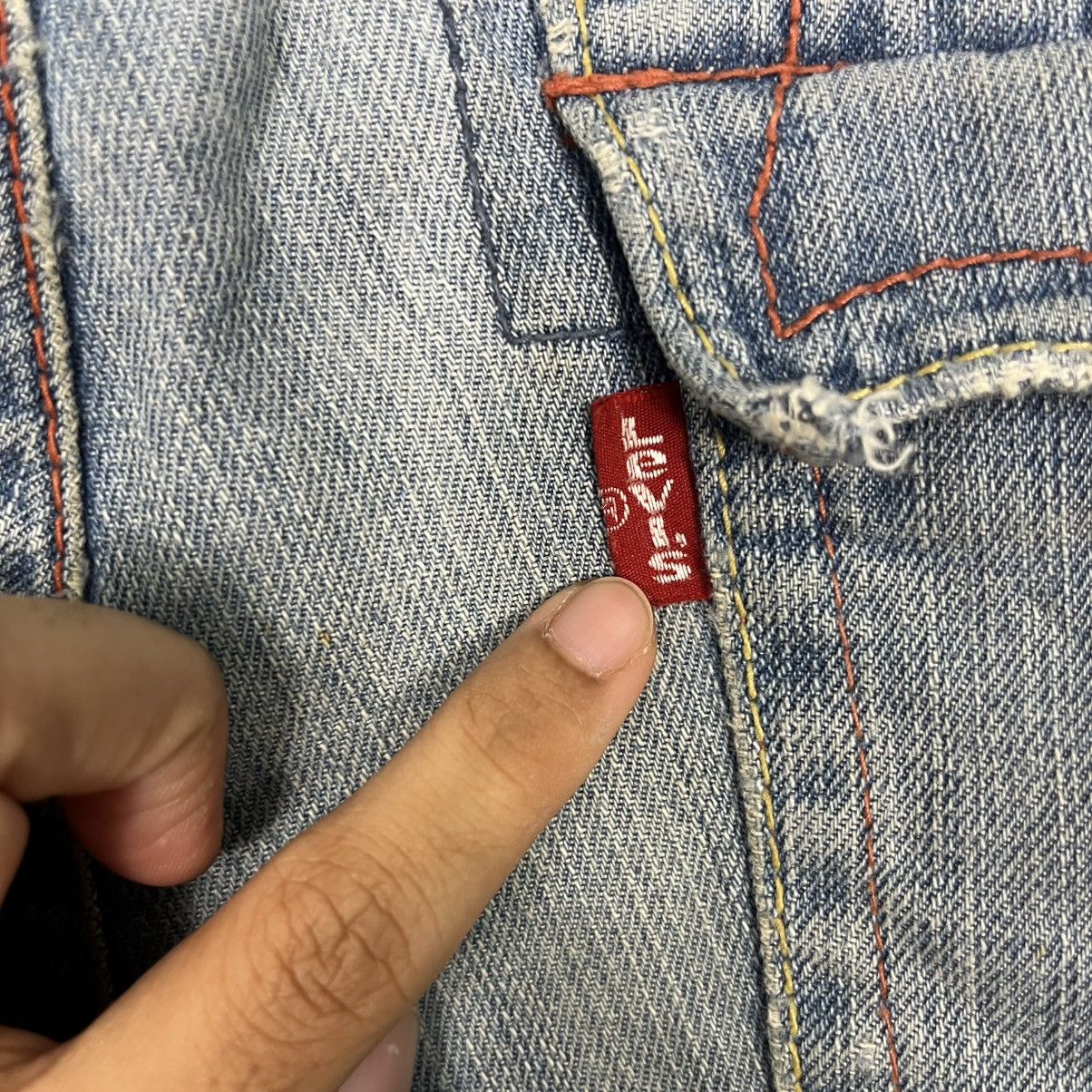 Levi's Vintage Y2k Levis Distressed Denim Jeans Size 34" / US 12 / IT 48 - 21 Thumbnail