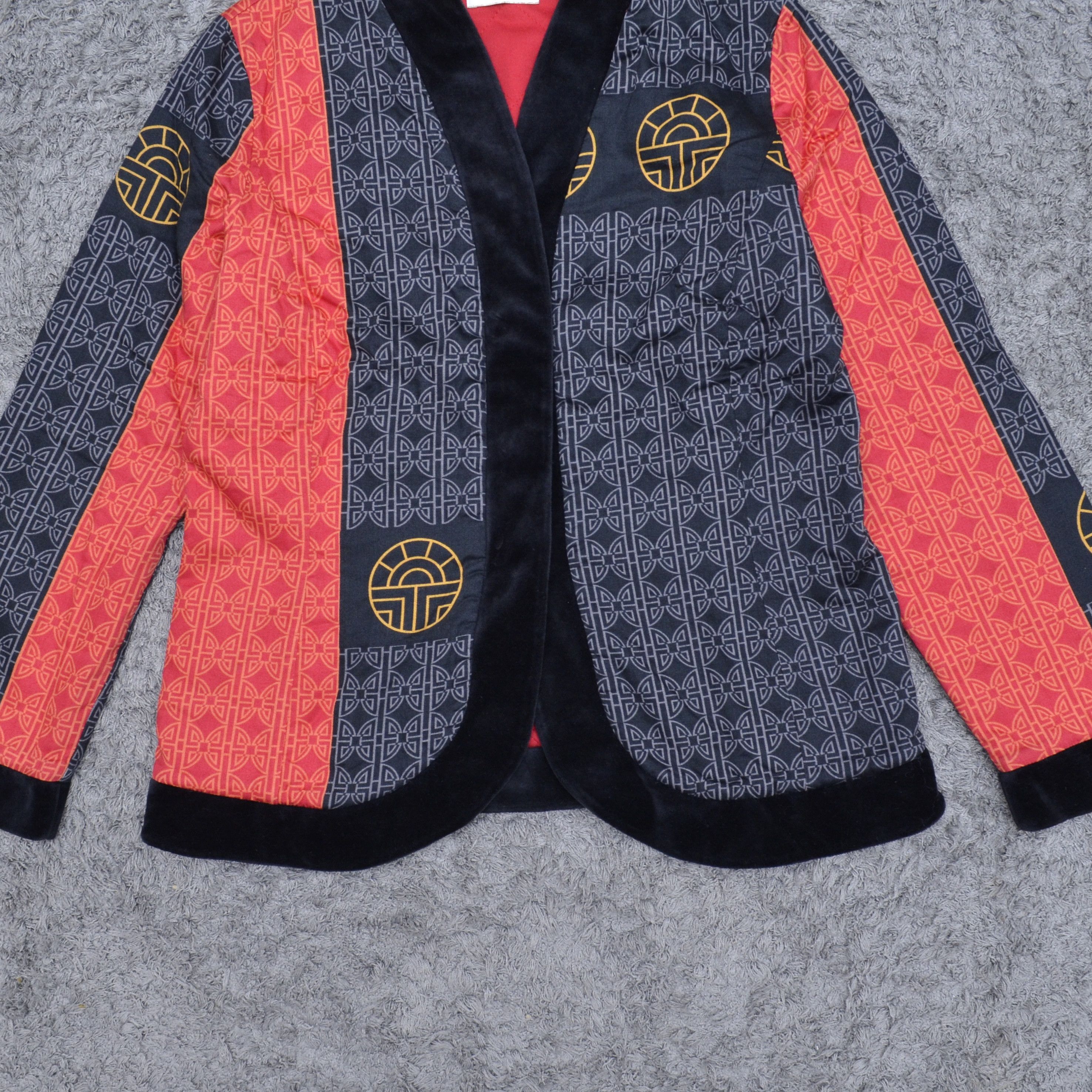 Designer × Louis Feraud × Vintage Rare Feraud Paris Japan Blazer Jacket KIMOJAMA KIMONO Size M / US 6-8 / IT 42-44 - 3 Thumbnail