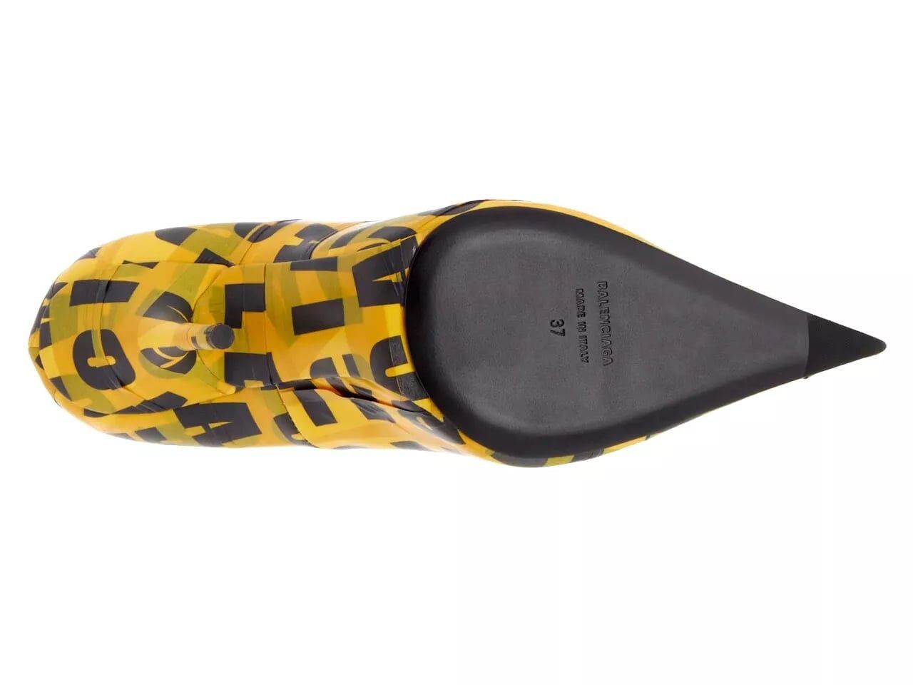 Balenciaga Balenciaga Knife Pumps Orange Caution Tape Logo Runway Kim Size US 8 / IT 38 - 12 Thumbnail