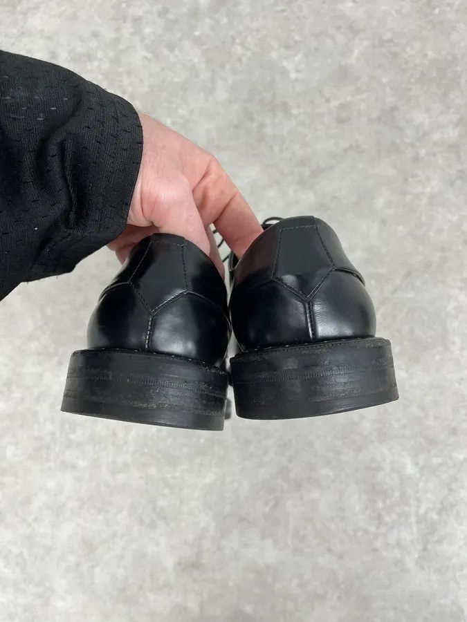 Louis Vuitton Louis Vuitton Black Leather Lace-Up Loafers Size US 8 / EU 41 - 7 Thumbnail