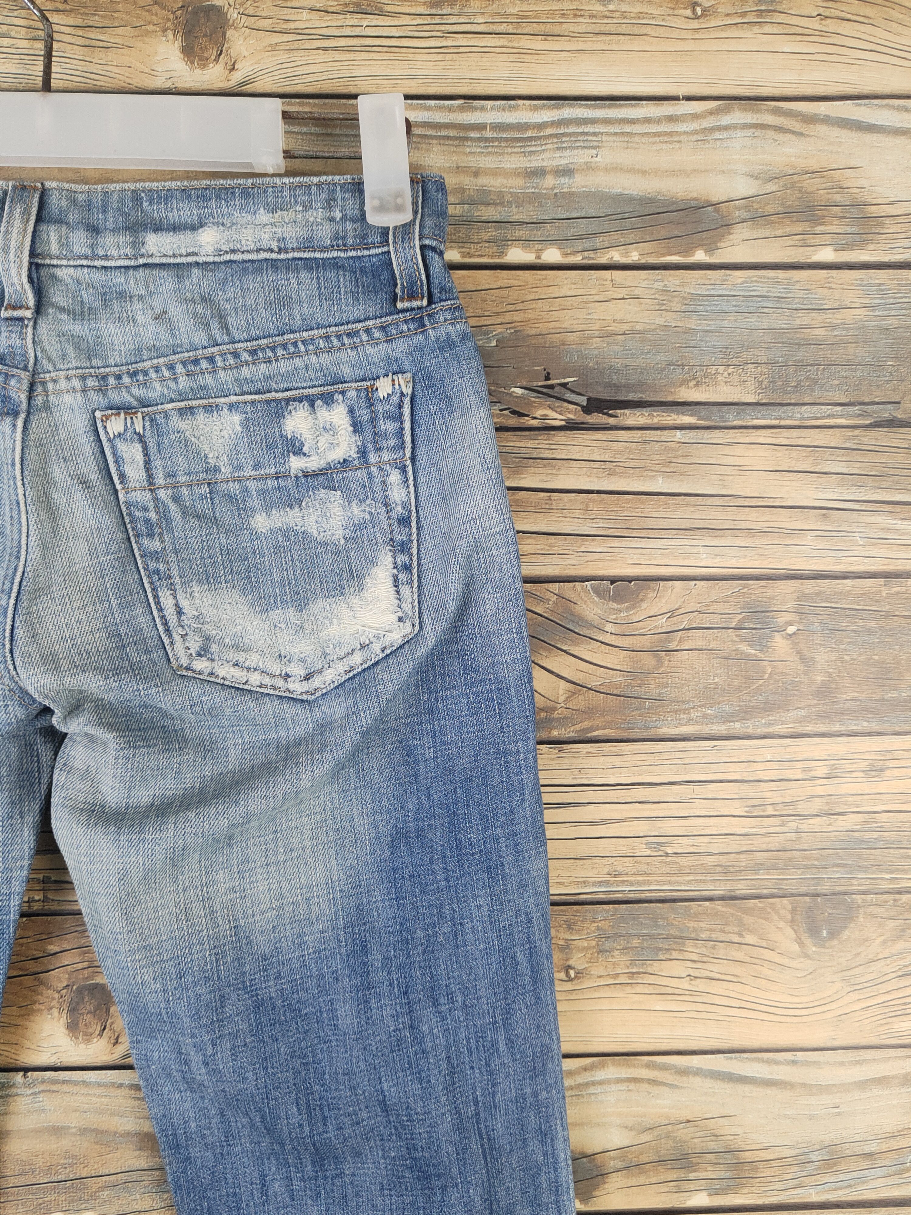 Joe's DL Joe's Blue Distressed Ripped Jeans #46-010 Size 24" / US 00 / IT 34 - 11 Thumbnail