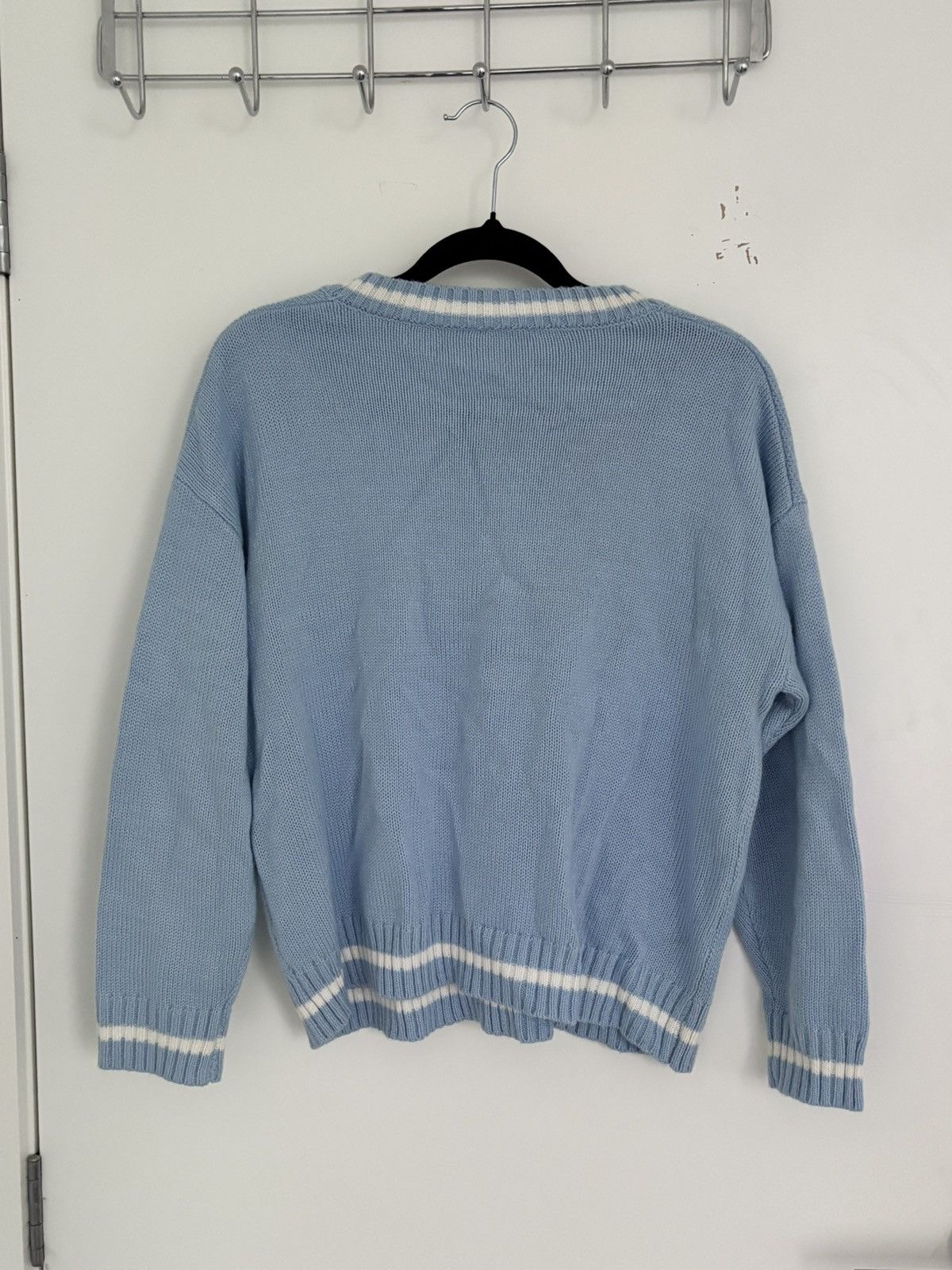 Vintage Preppy blue cutesi skull sweater Size XS / US 0-2 / IT 36-38 - 2 Thumbnail
