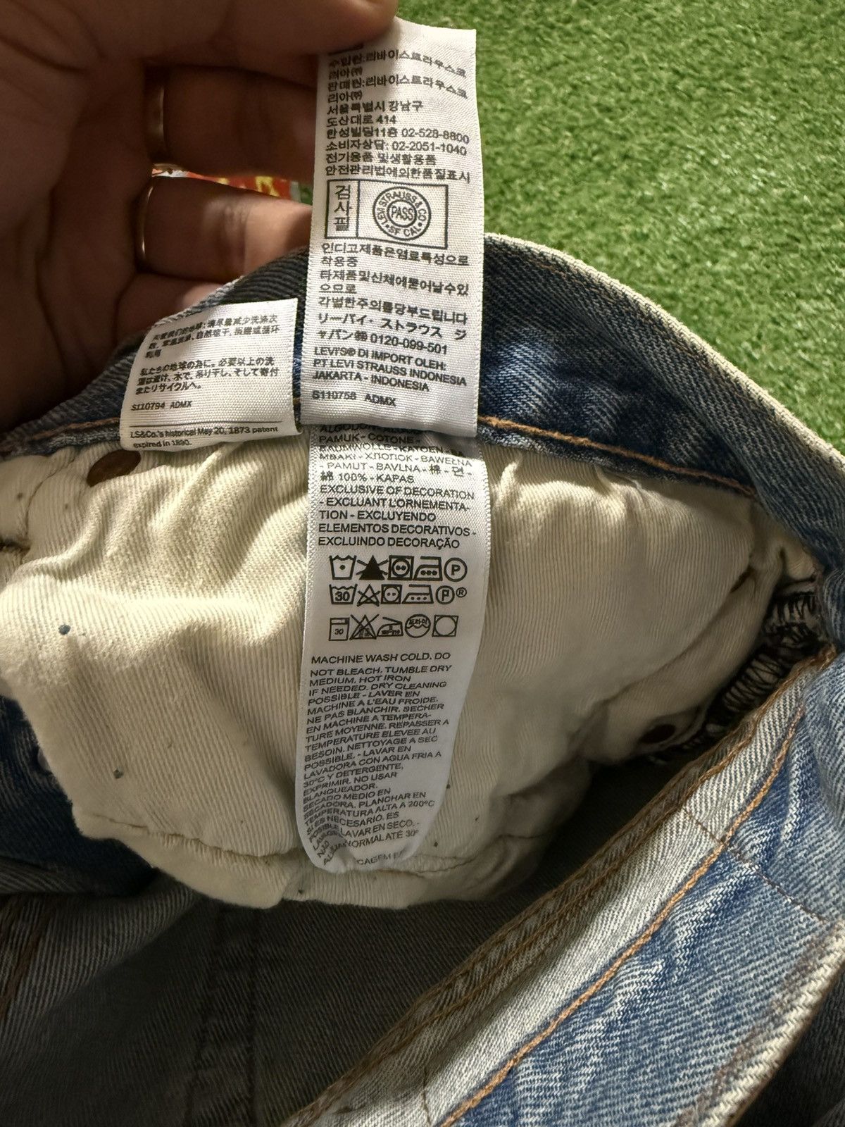 DENIM TEARS Denim Tears x Offset 501 Jeans Light Wash Size US 38 / EU 54 - 8 Thumbnail