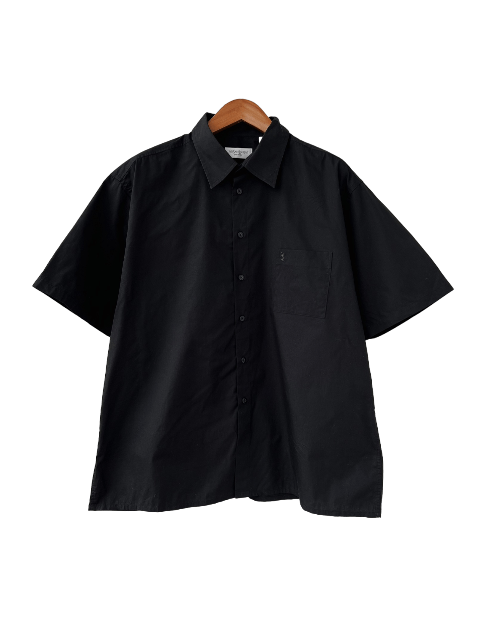 image of YVES Saint Laurent Shirt in Black, Men's (Size 2XL)