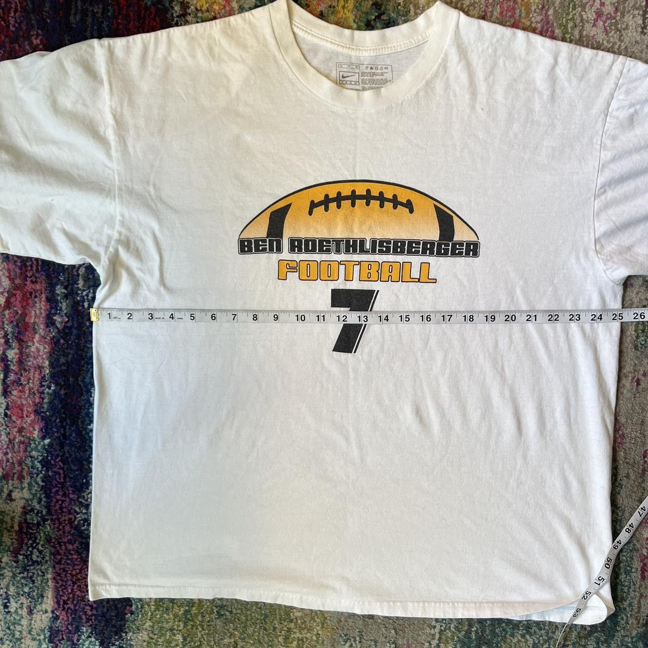 Nike × Vintage Vintage Nike NFL Pittsburgh Steelers Big Ben Roethlisberger Size US XL / EU 56 / 4 - 5 Thumbnail