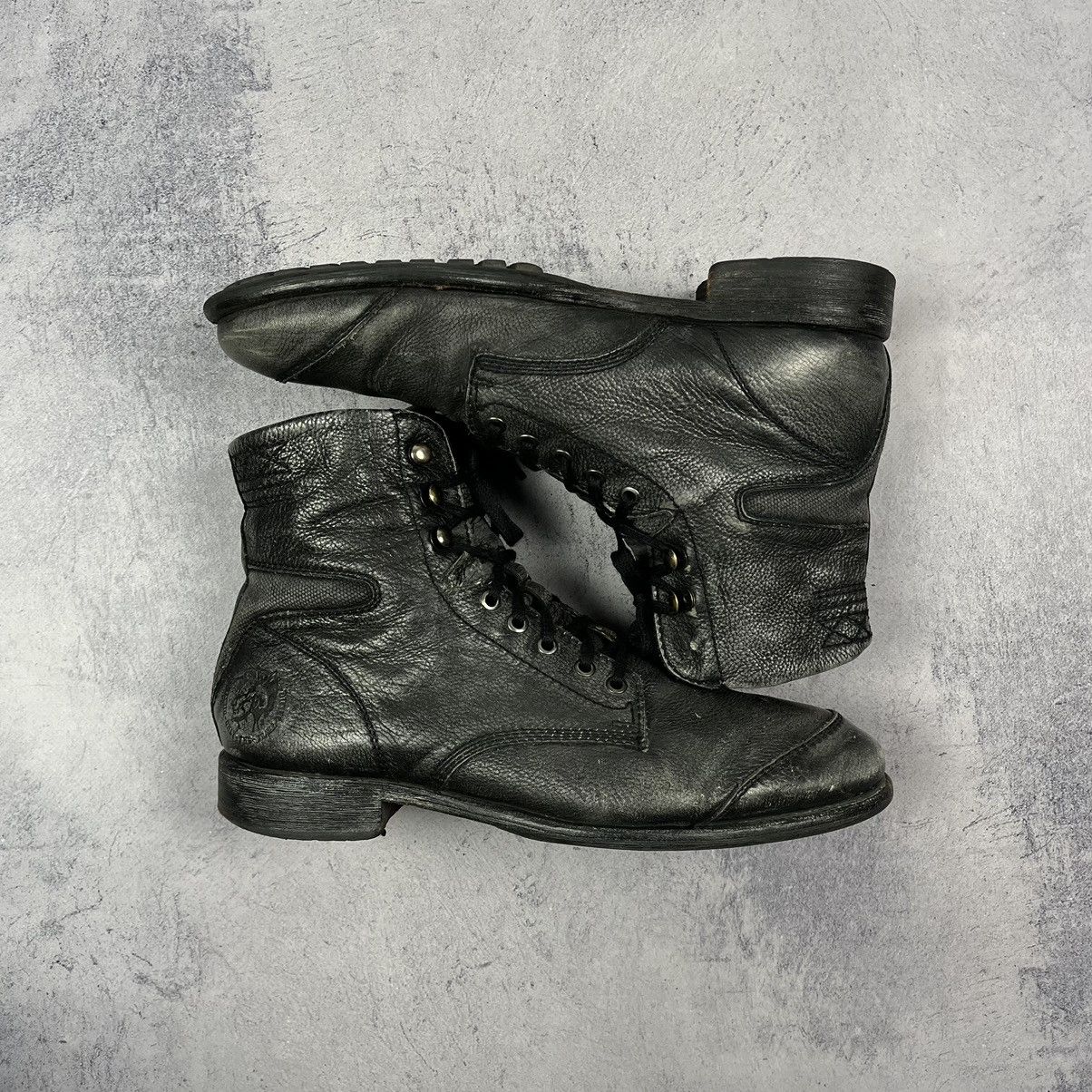 Diesel Vintage Diesel Avant Garde leather distressed boots 90’s Size US 11.5 / EU 44-45 - 2 Thumbnail